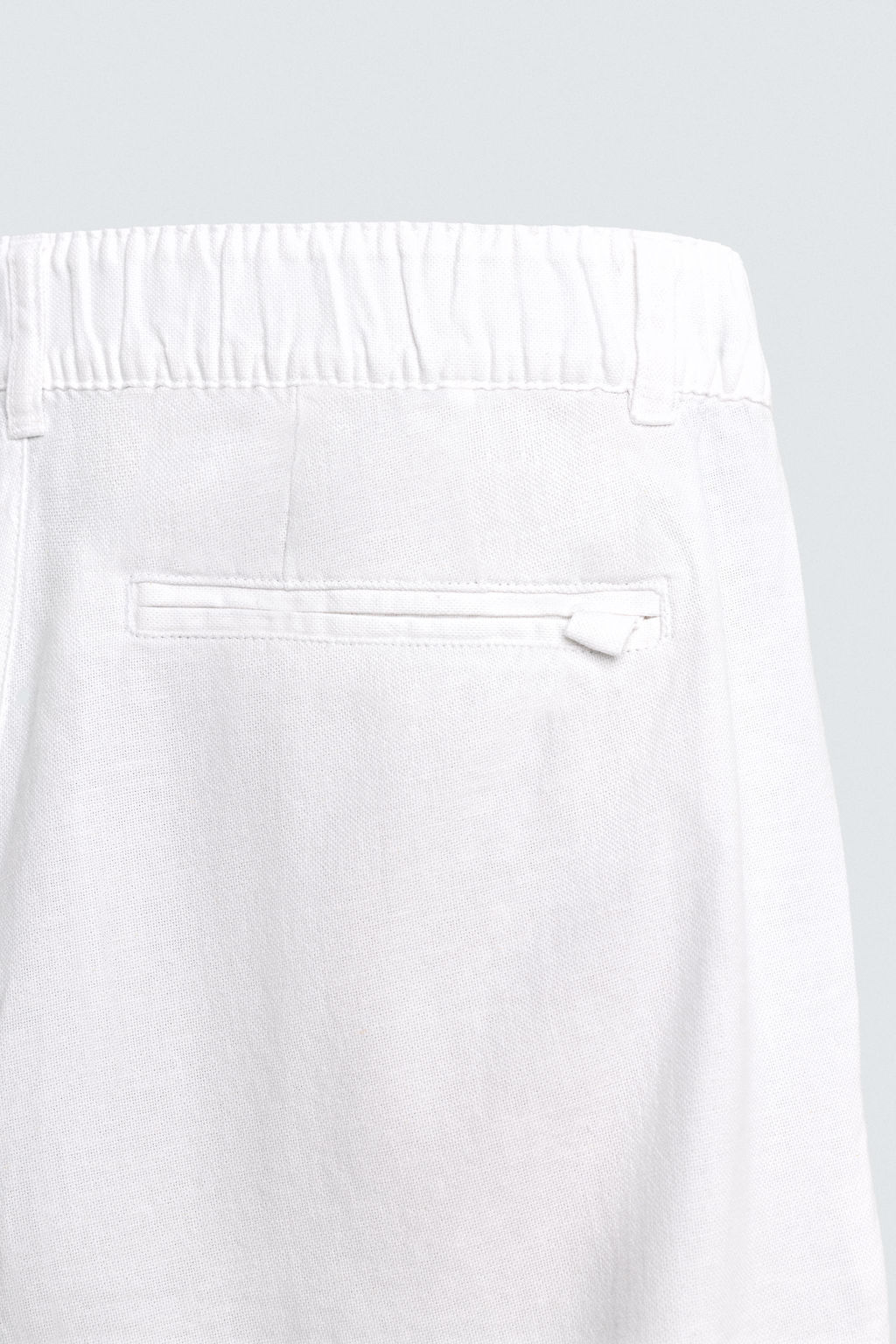 BERMUDA REGULAR FIT ESTRUCTURA / Blanco - Zara фото 10
