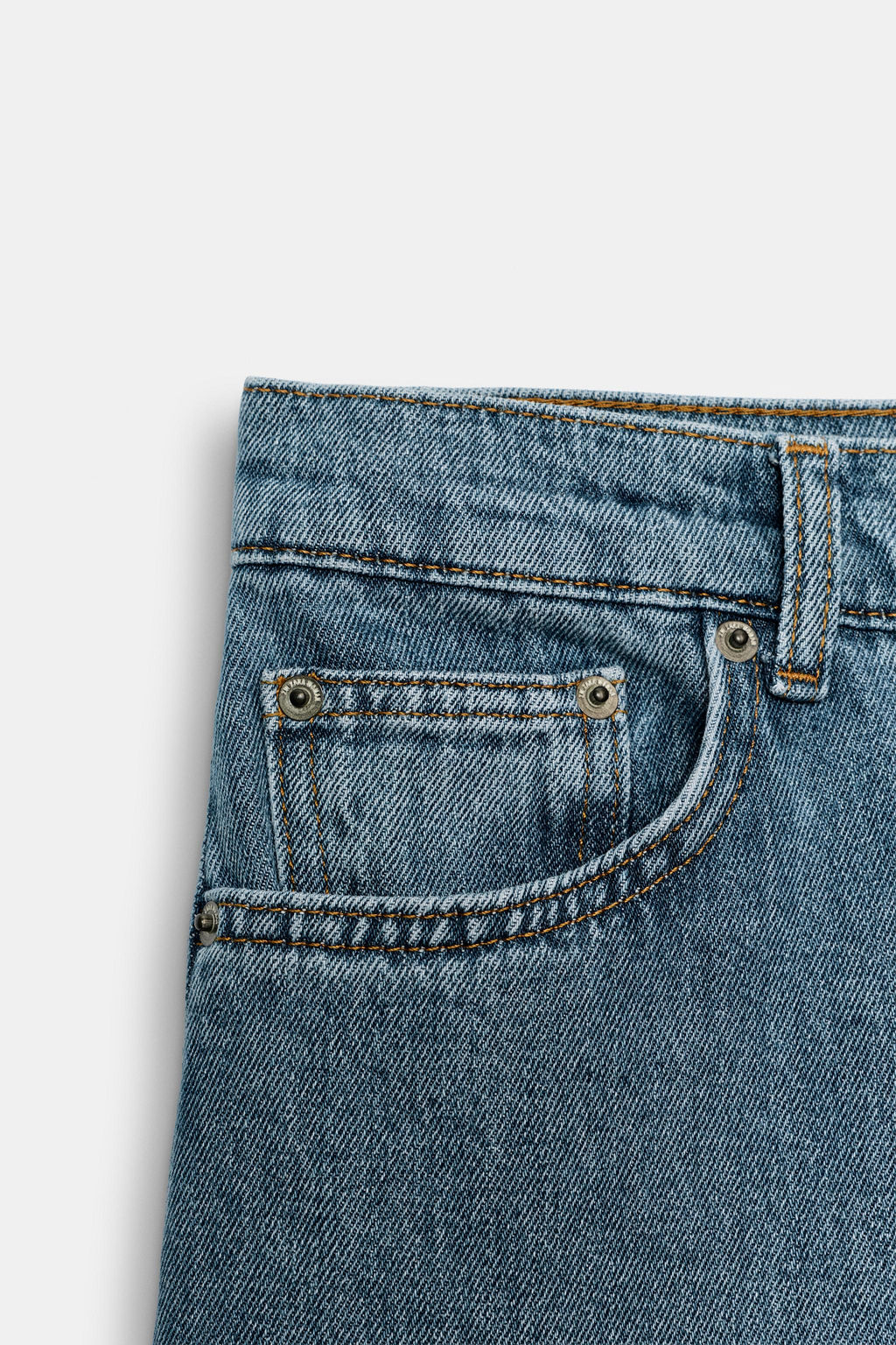 BERMUDA DENIM WIDE LEG ZW COLLECTION / Azul - Zara фото 7
