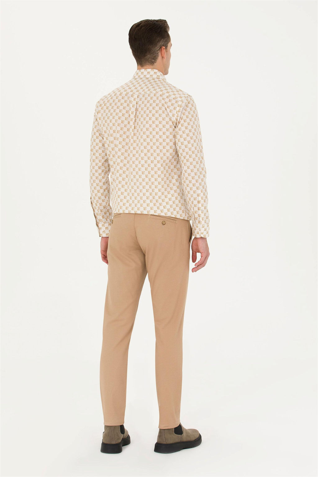 Мужские брюки из парусины светло-коричневого цвета Неожиданная скидка в корзине - U.s. polo assn фото 4