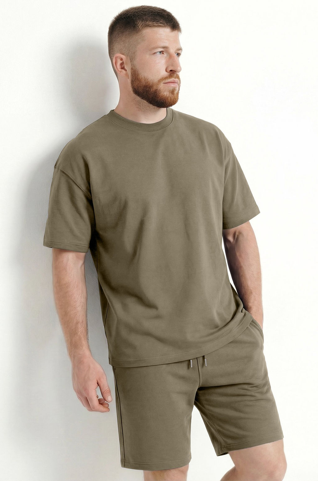 Мужской костюм из футера с шортами Happyfox