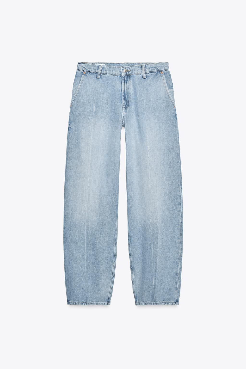 TRF TAILORED MID-WAIST JEANS - Zara фото 5