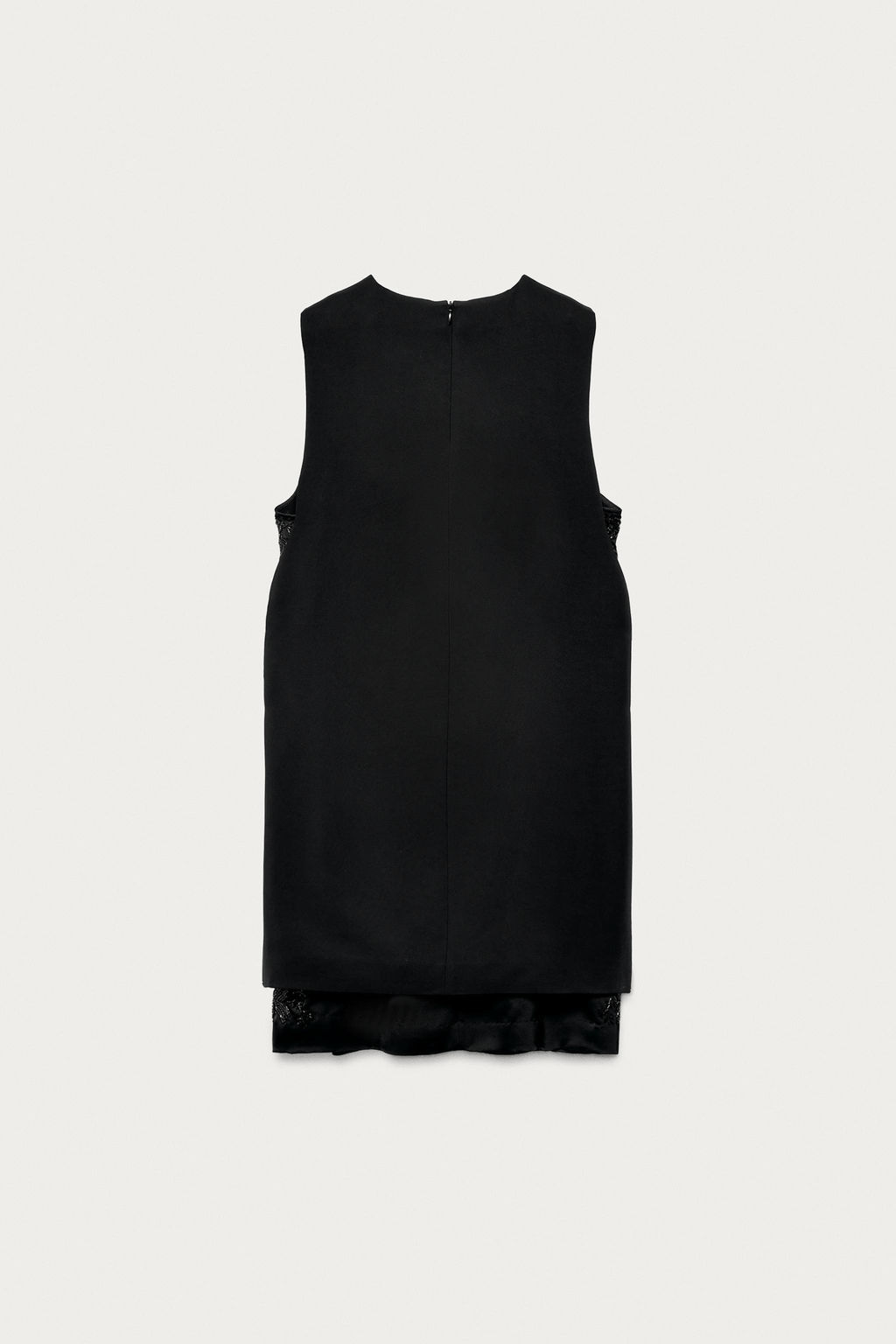 VESTIDO CORTO ABALORIOS MARISA BERENSON X ZARA / Negro фото 2