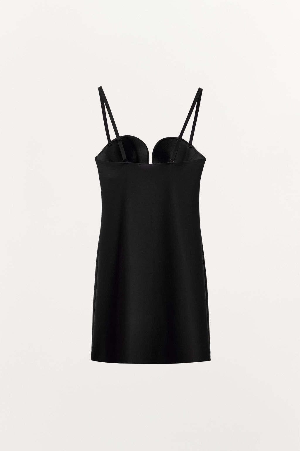 VESTIDO MINI CON POLIAMIDA BODY SHAPE / Negro - Zara фото 9