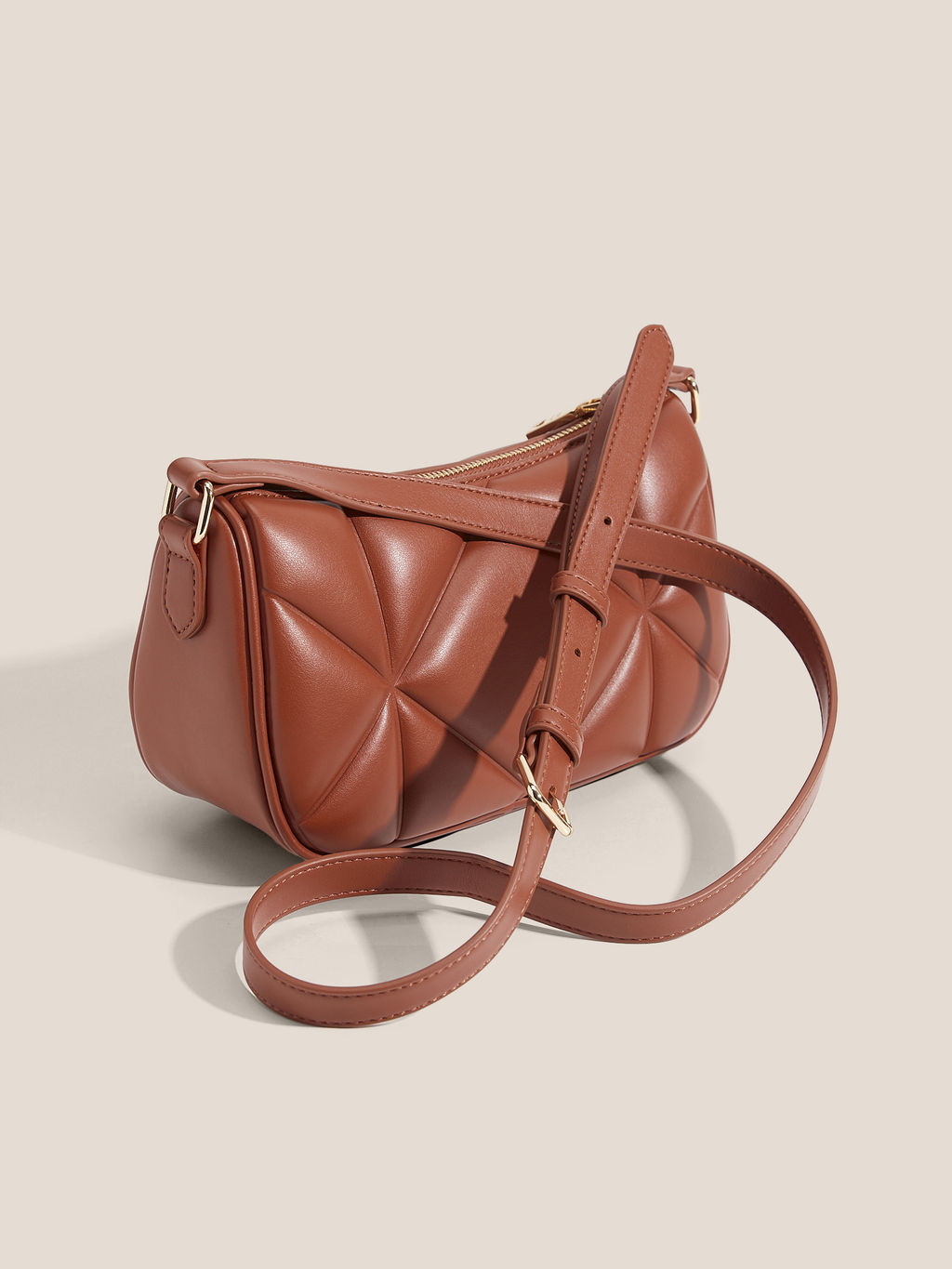 Кросс-боди LOVE MOSCHINO EMBOSSED Q Артикул 4561062, красно-коричневый  фото 2