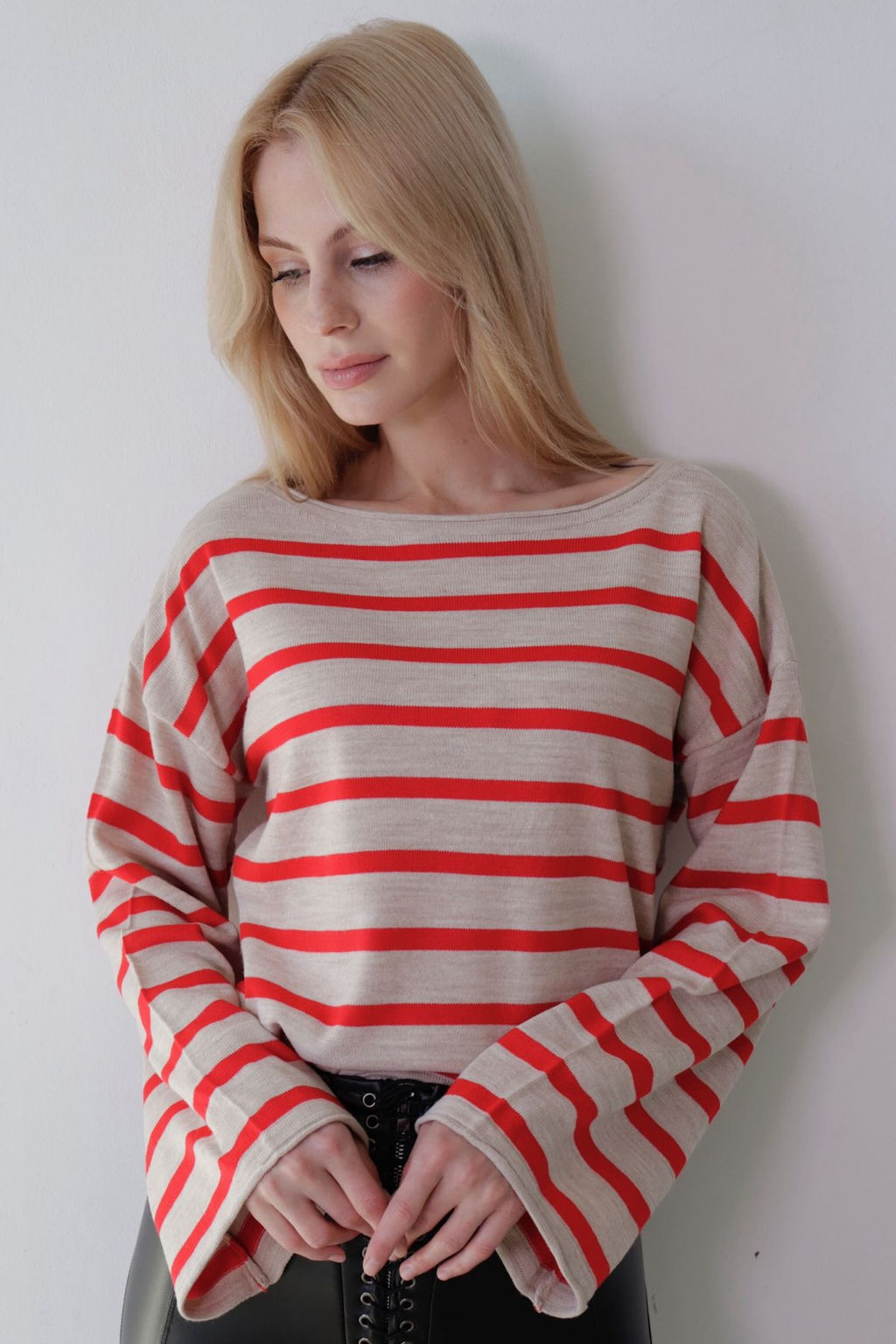 10695 Джемпер в полоску - Martichelli фото 17