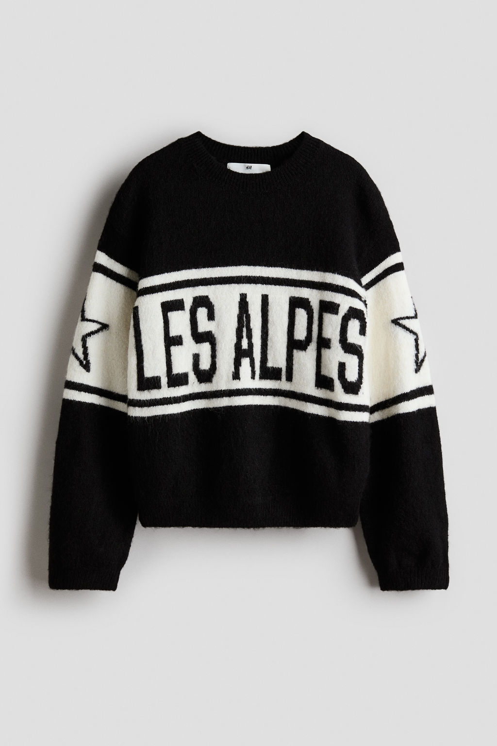 Jersey de corte holgado con motivos decorativos