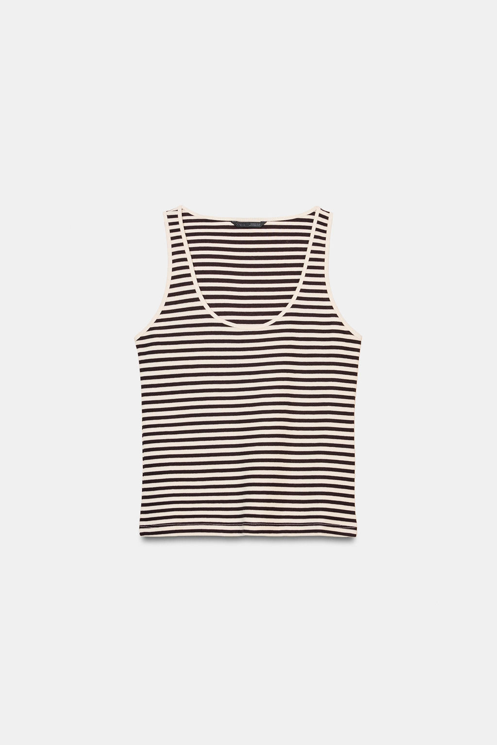 STRIPED SLEEVELESS TOP - Zara фото 4