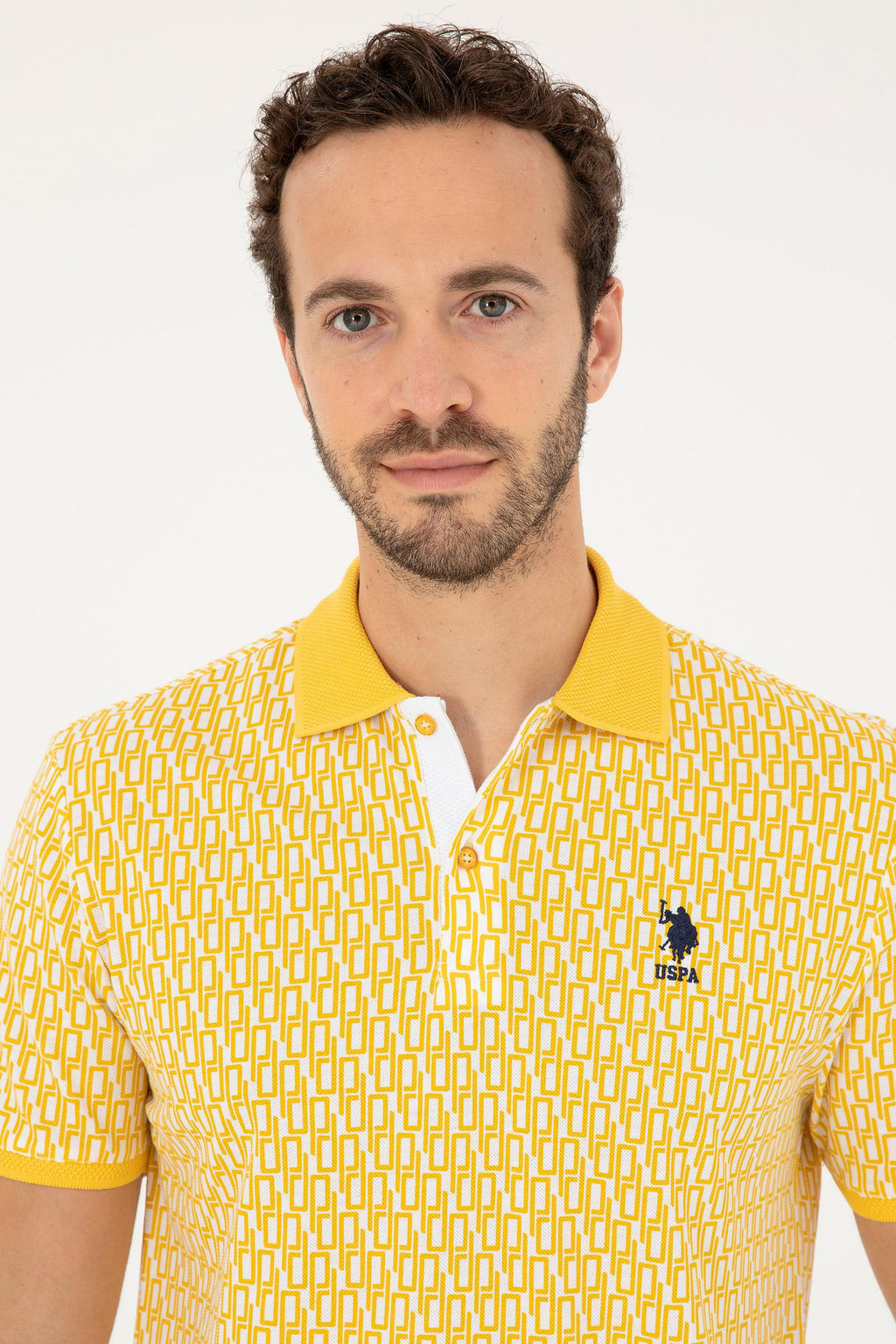 Мужская шафрановая футболка Неожиданная скидка в корзине - U.s. polo assn фото 2