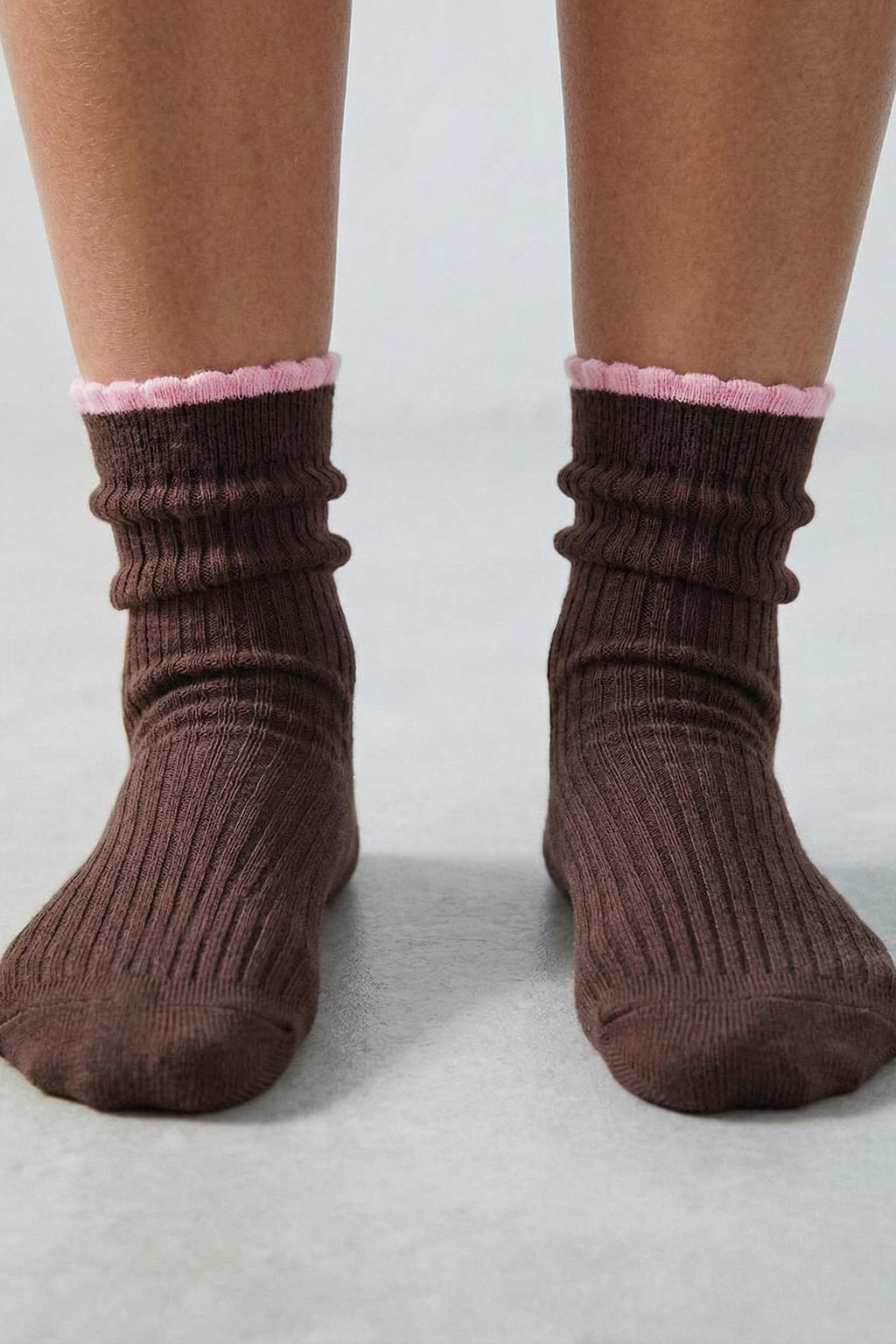 PACK OF TWO DOUBLE-EFFECT LONG SOCKS - Zara фото 5