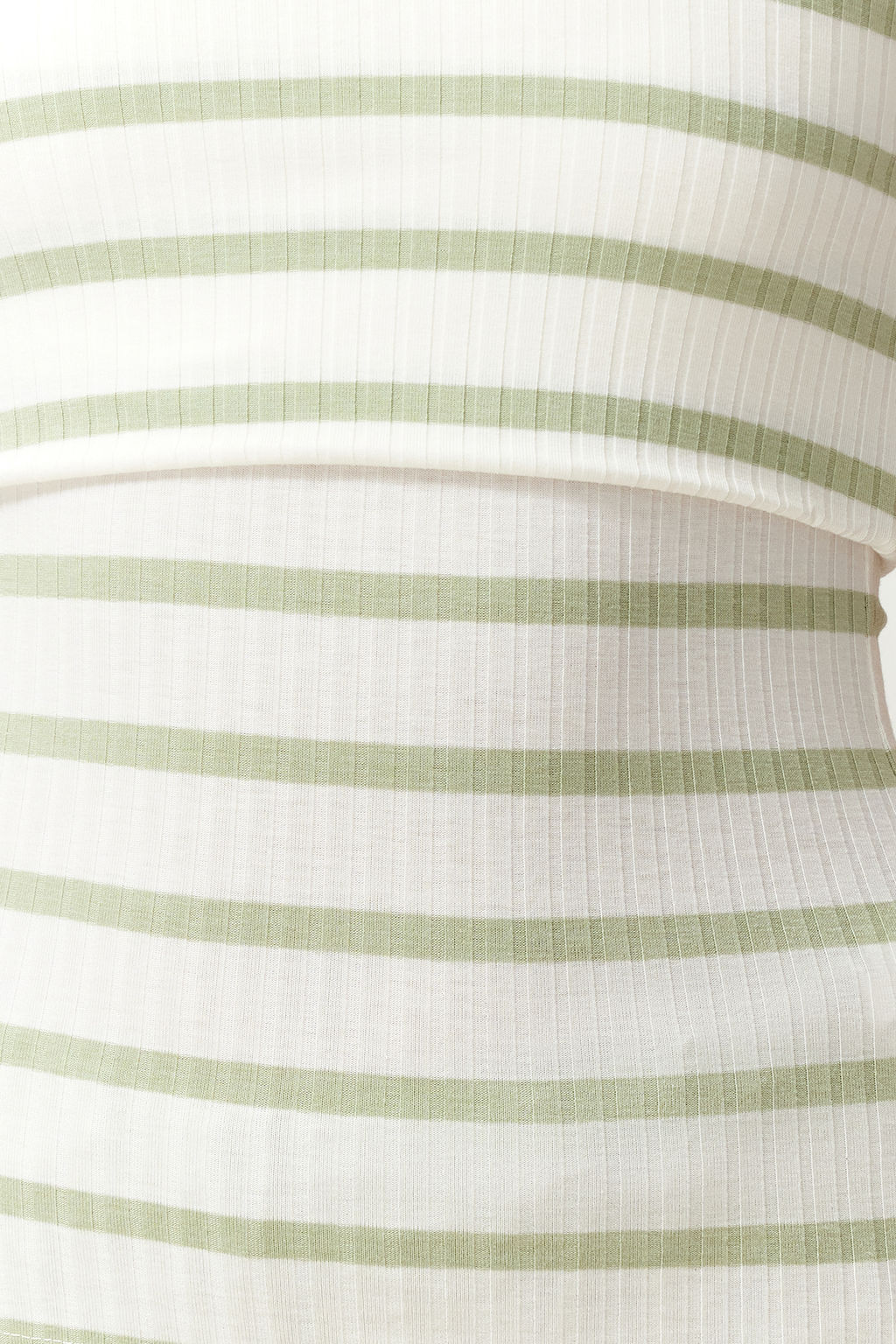 Yesil Cizgili Straplez Fitilli Esnek Orme Bluz TWOSS24BZ00475 - Trendyolmilla фото 5