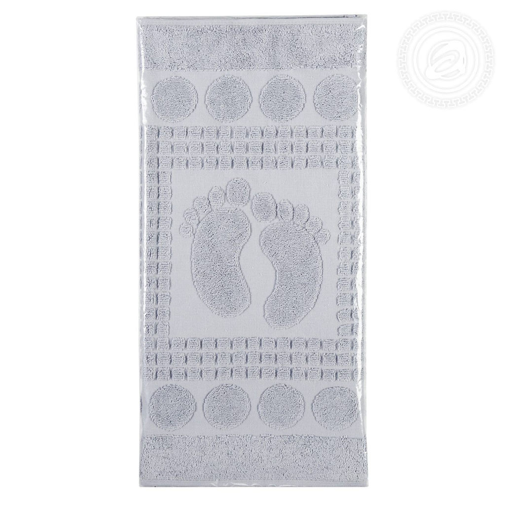 Полотенце махровое "Ножки" (серый) 50*70/1 шт. - 50*70 Махровые полотенца "Арт Дизайн" (Узбекистан)