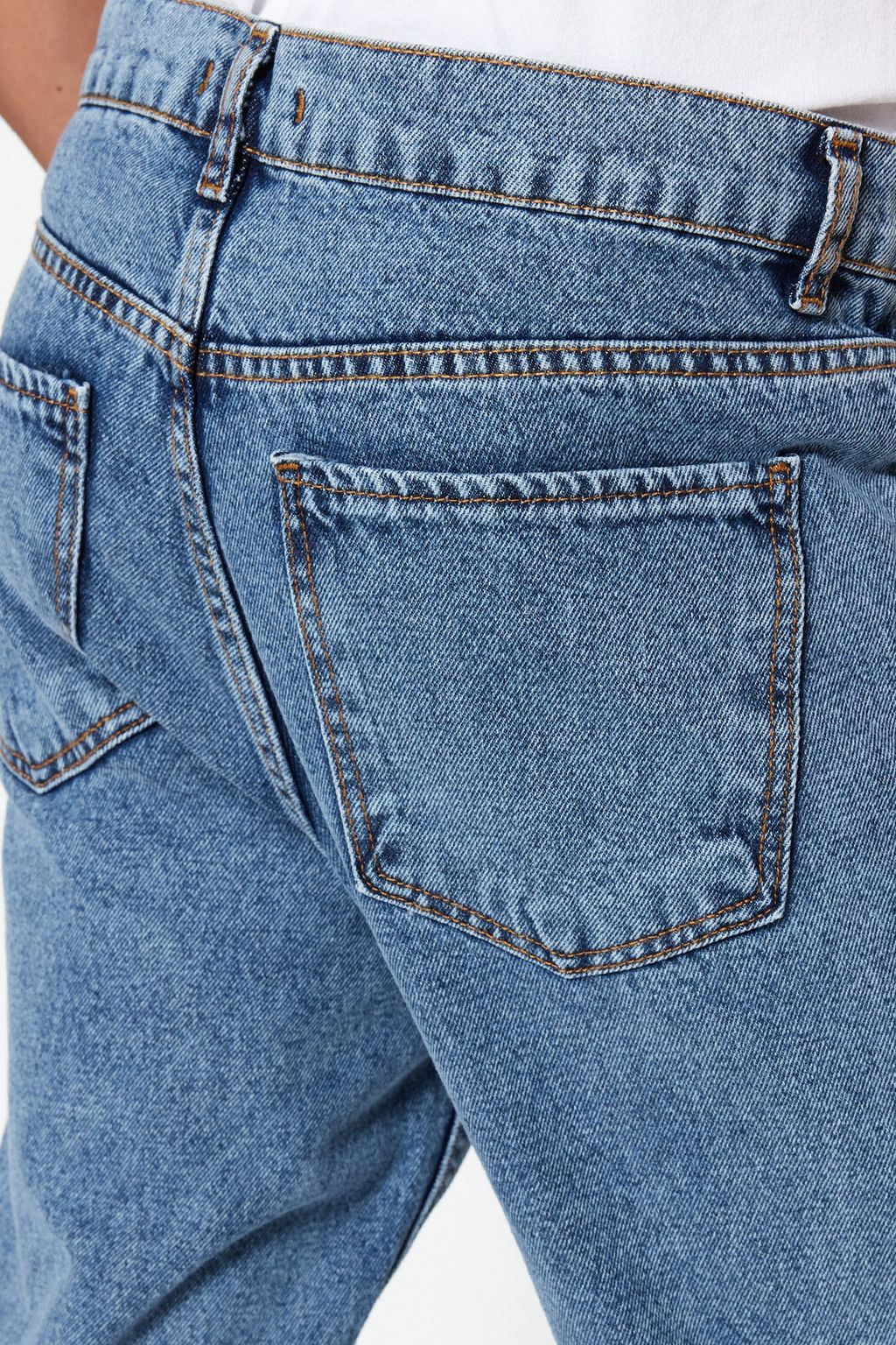 TRENDYOL MAN Mavi Relax Fit Jeans Kot Pantolon TMNSS22JE0227 - Trendyolmilla фото 8