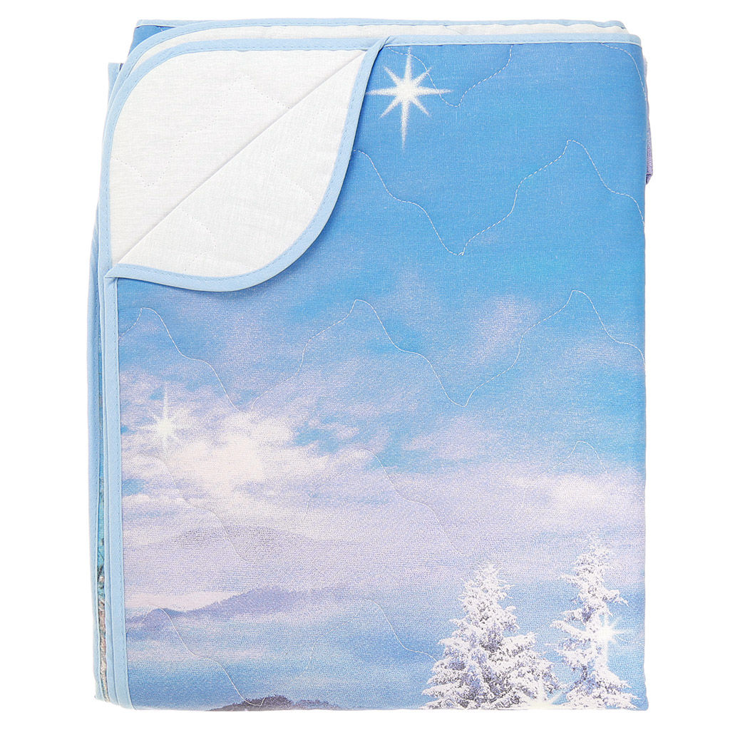 Покрывало стеганое Верность 260х215см, спальное место 180см, бязь набивная Комфорт 121г/м2, хлопок 100%, многоигольная стежка, наполнитель синтепон 70гр, подкладка бязь отбеленная 121г/м2, Домашняя мода (Россия)  фото 8