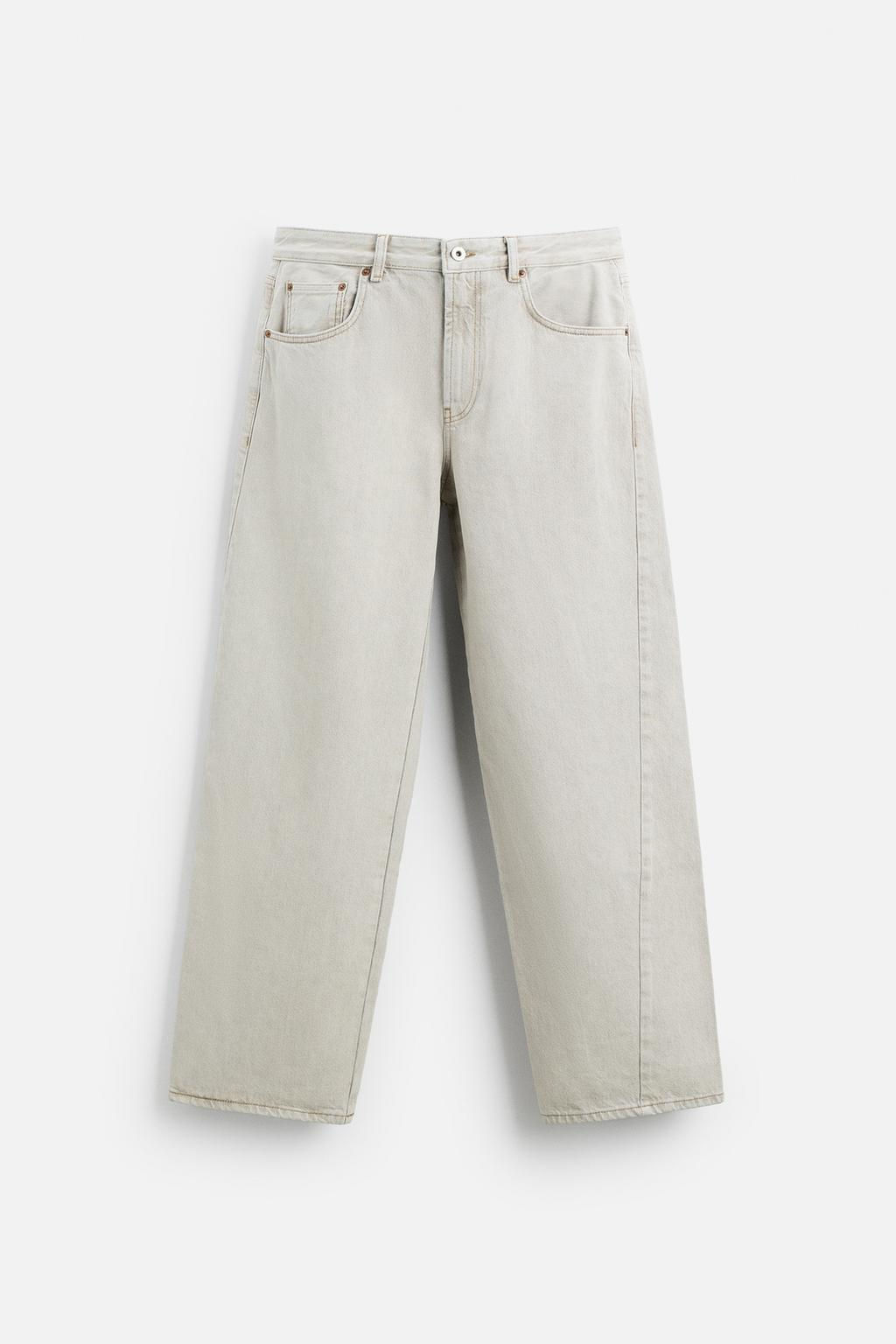 BAGGY FIT JEANS WITH ASYMMETRICAL SEAMS - Zara фото 5