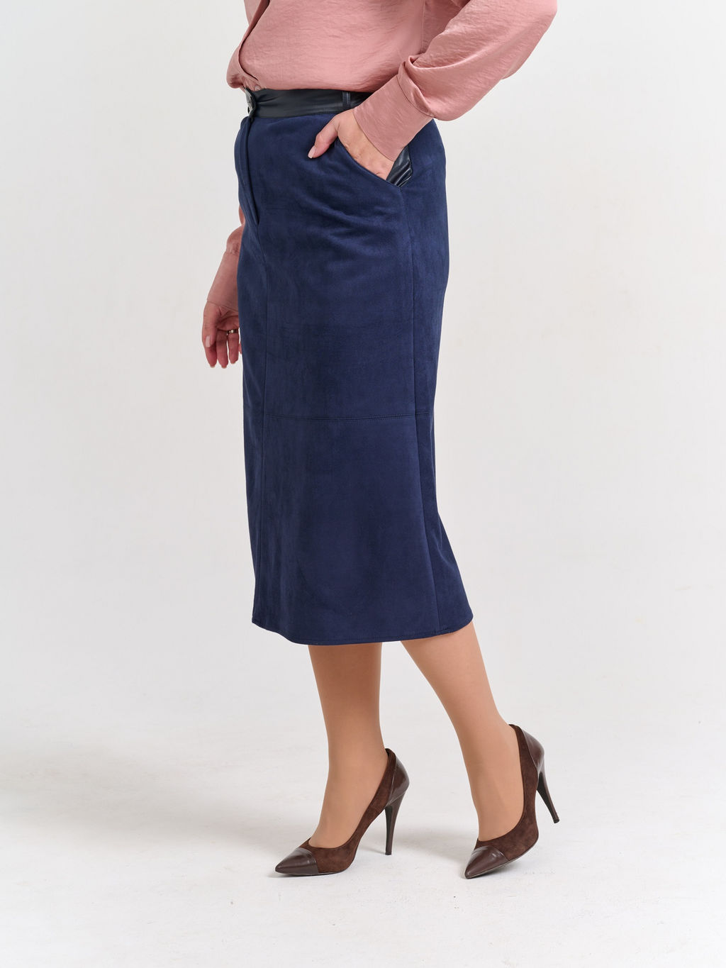 замшевая юбка - Трика фото 4