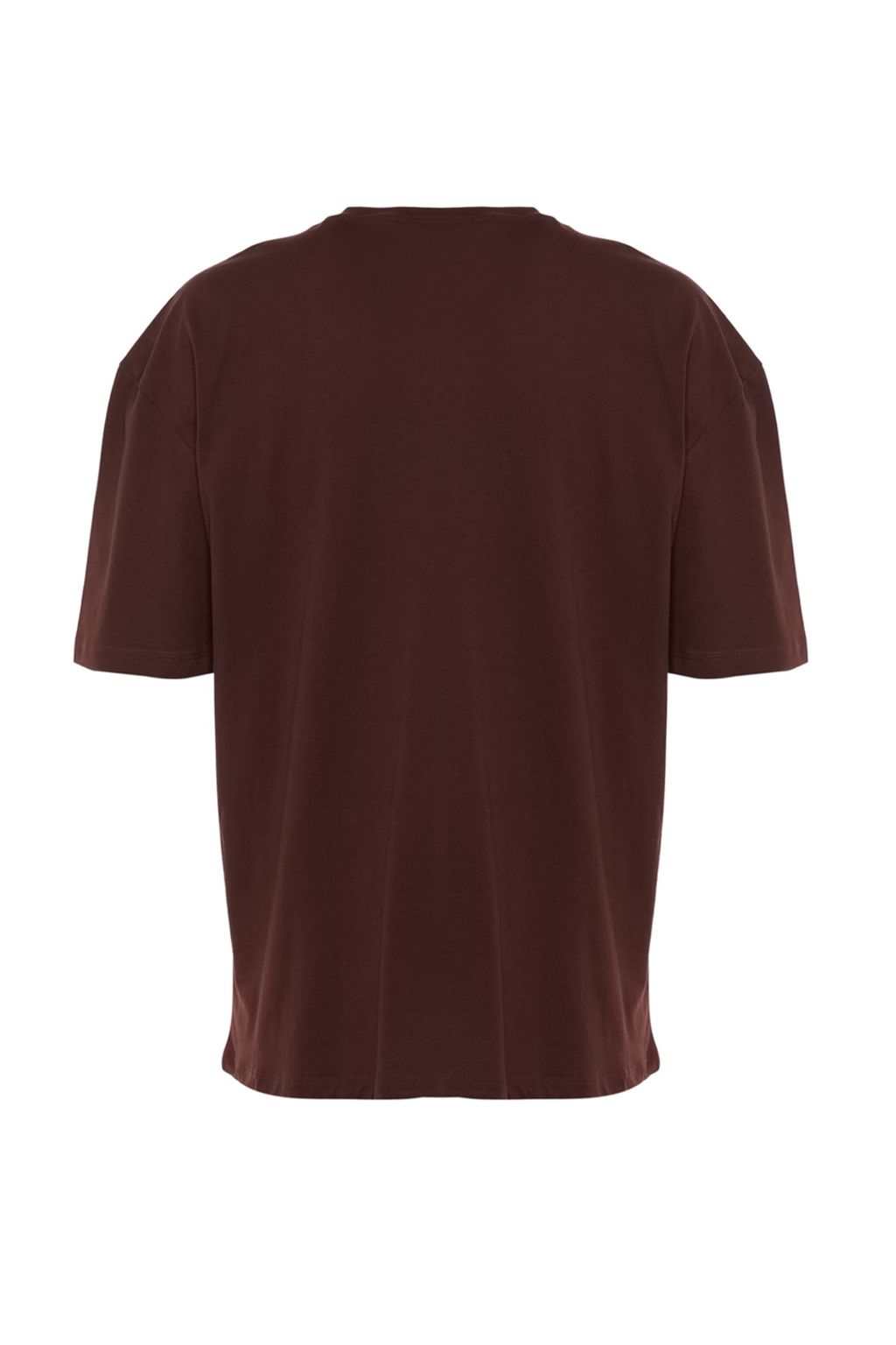 TRENDYOL MAN Bordo Oversize/Genis Kesim Bask?l? %100 Pamuklu T-Shirt TMNSS20TS1099 - Trendyolmilla фото 15