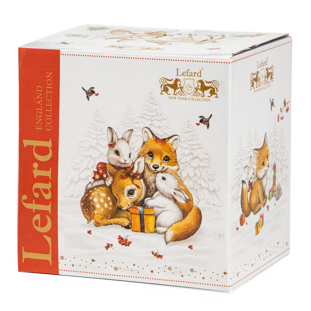 НАБОР ПОСУДЫ LEFARD C НОВЫМ ГОДОМ 3 ПР.: САЛАТНИК 800 МЛ, ТАРЕЛКА 19 СМ, КРУЖКА 400 МЛ  фото 6