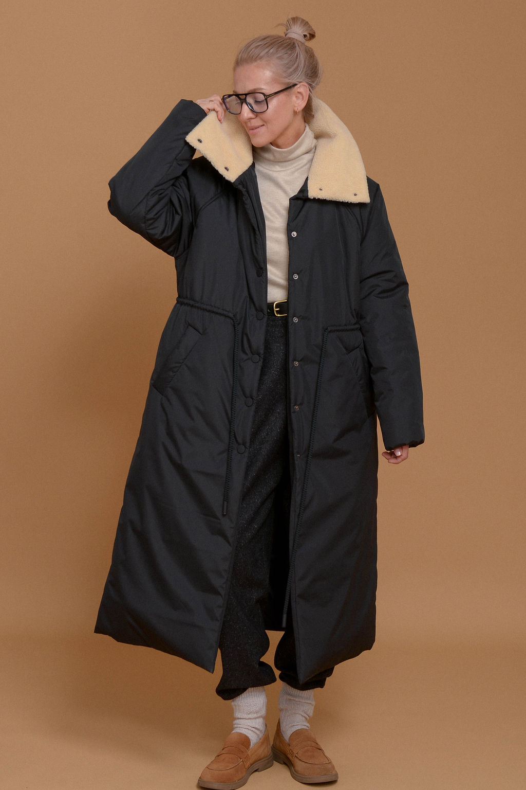 Утепленное пальто - N.u.d.e фото 14