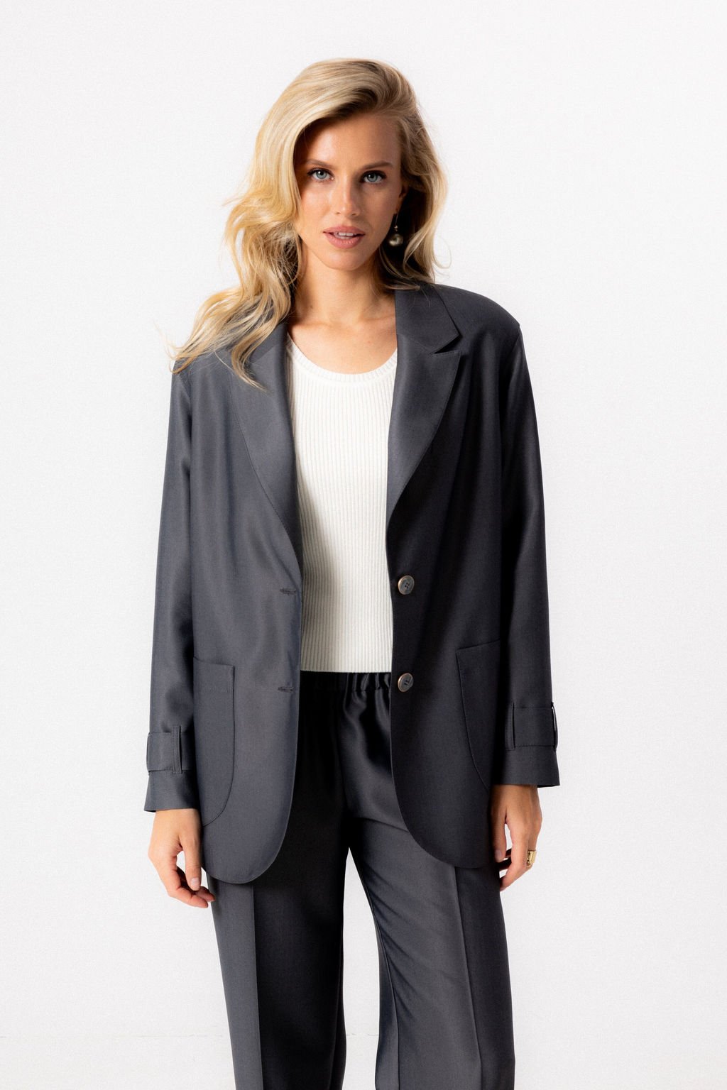 WW-2681 Жакет серый