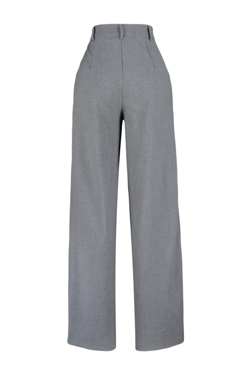 Antrasit Palazzo/Extra Genis Paca Dokuma Kumas Pantolon TWOSS23PL00062 Palazzo