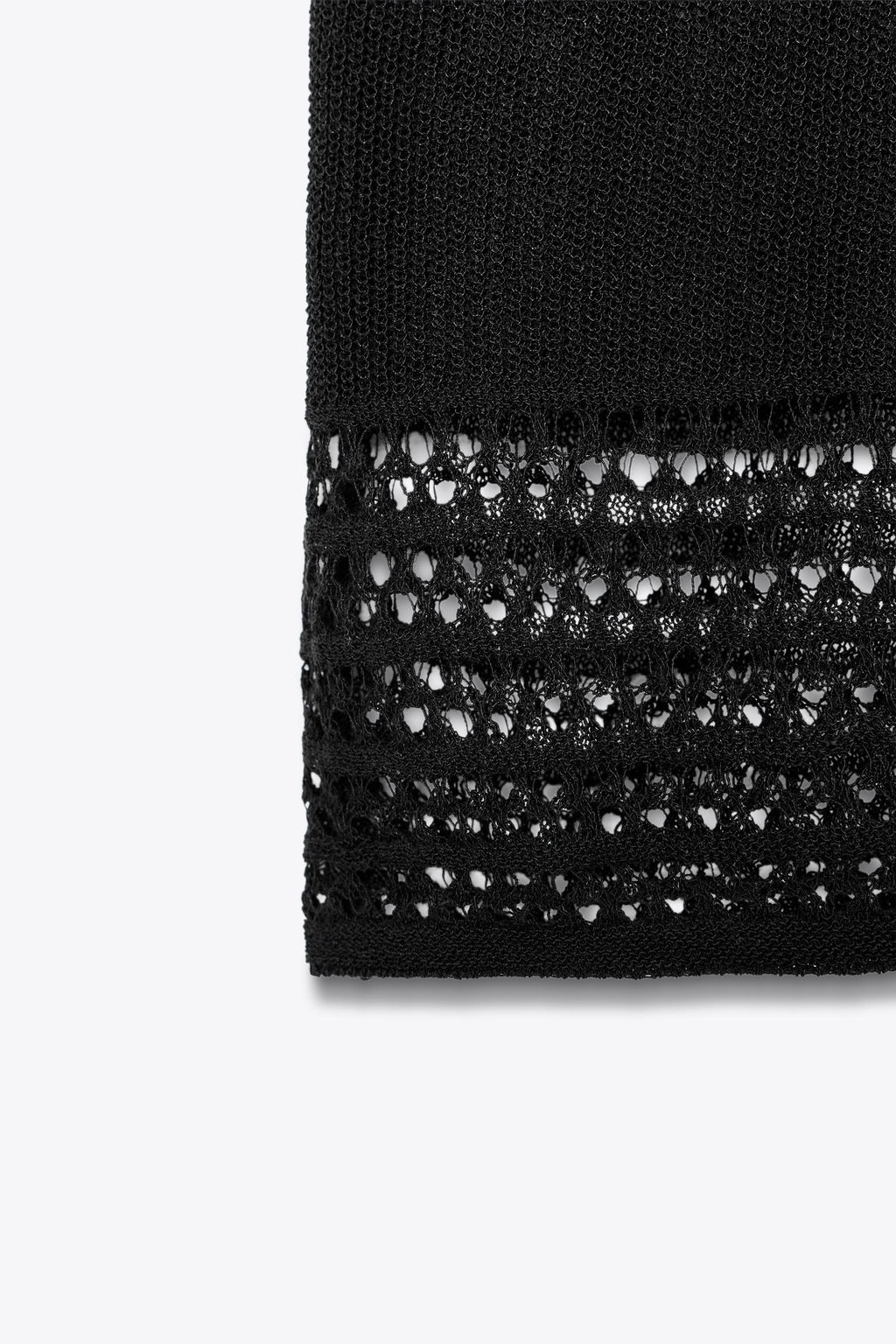 POINTELLE KNIT CROP TOP - Zara фото 3