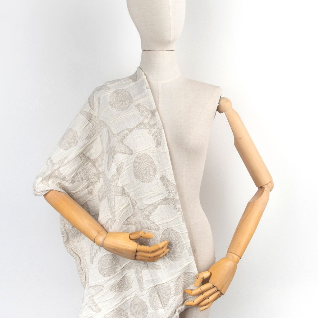 Полотенце 24С91-ШР/у. 60*105 "Ракушки" цв. 330 рис. 310