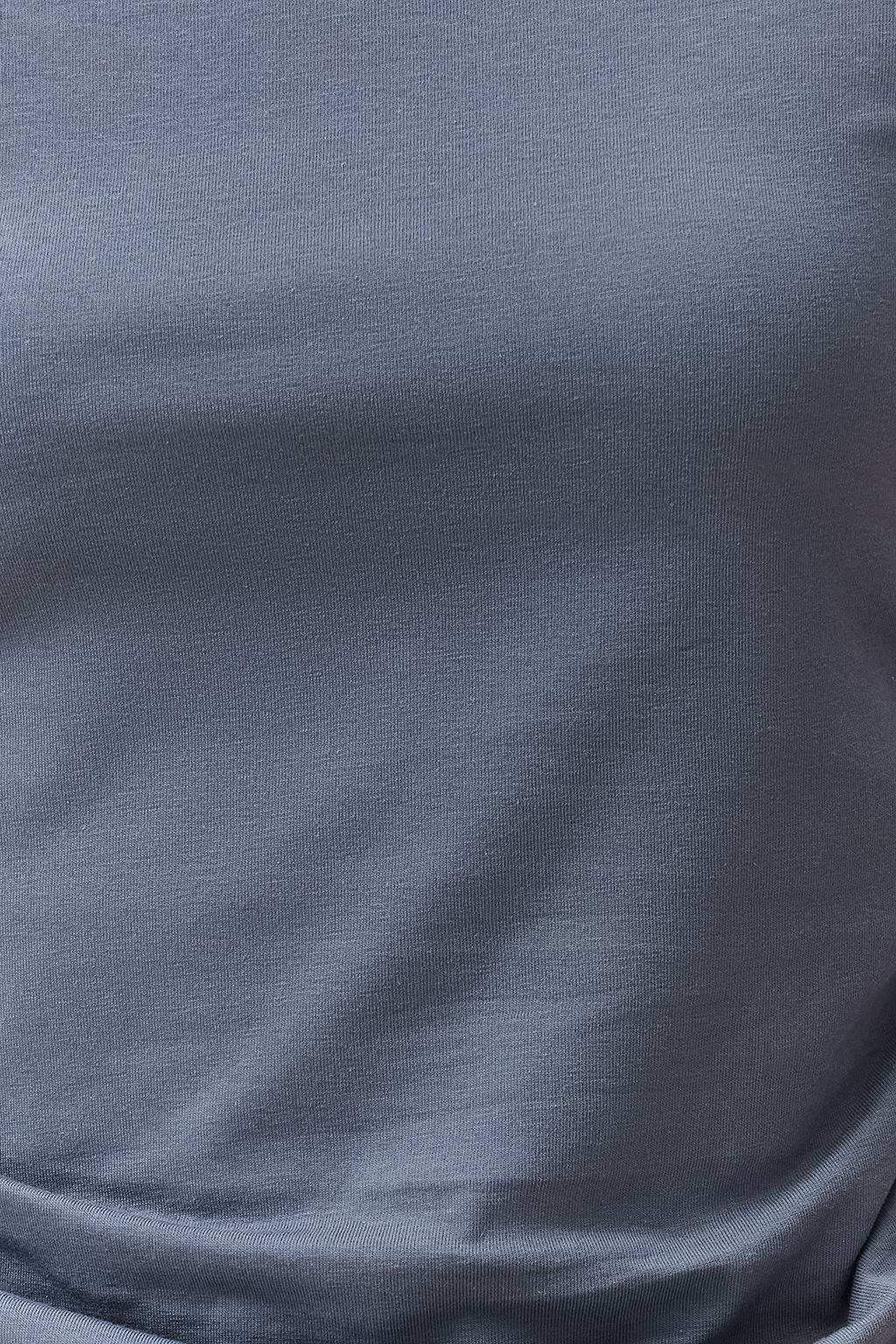 Antrasit Duz Basic Dik Yaka Regular S?f?r Kol Bluz TWOSS24BZ00406 - Trendyolmilla фото 6