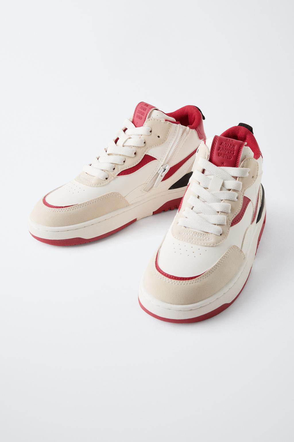 MULTI-PIECE HIGH TOP SNEAKERS - Zara фото 3