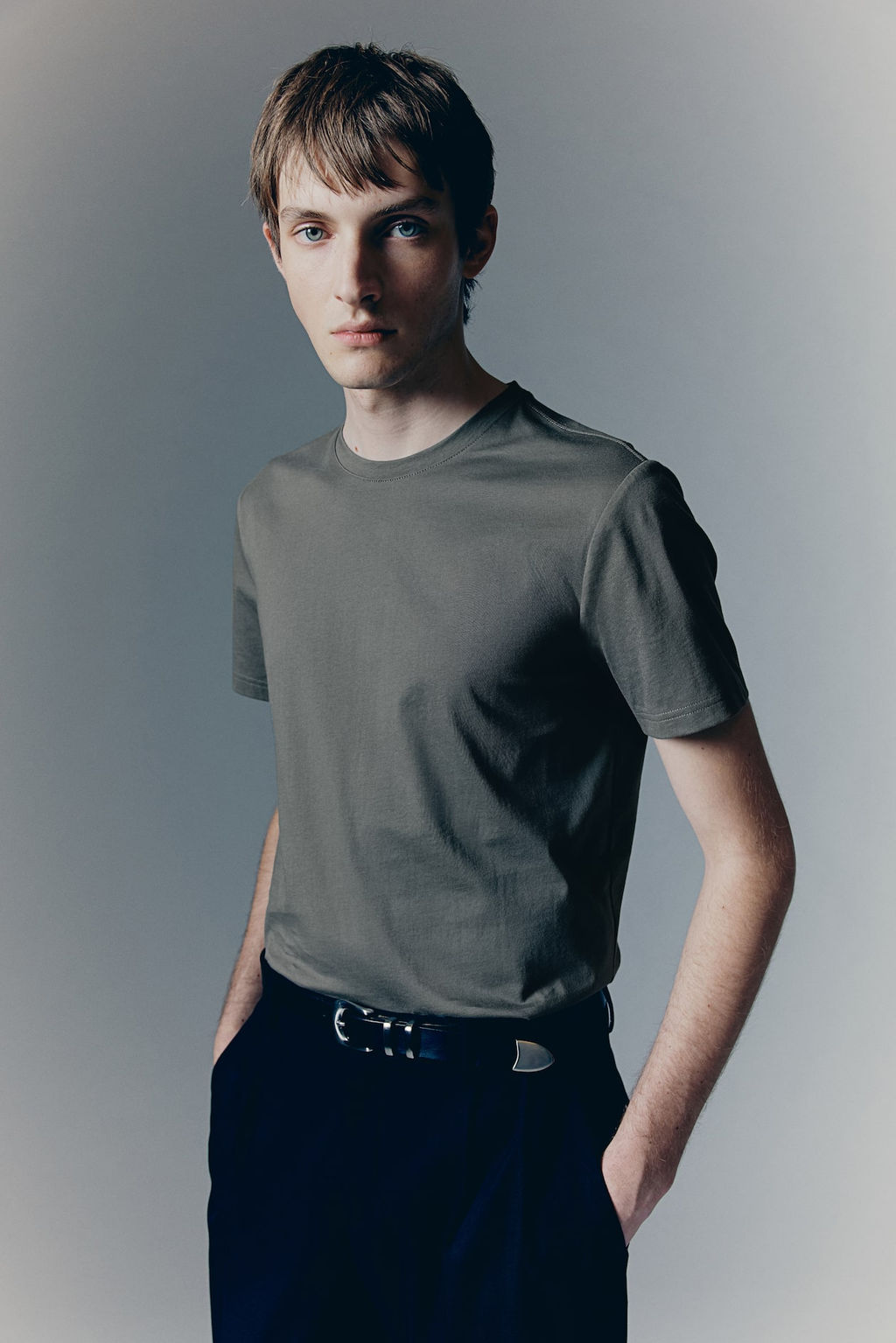 Camiseta en algodon pima Slim Fit - H&m фото 2