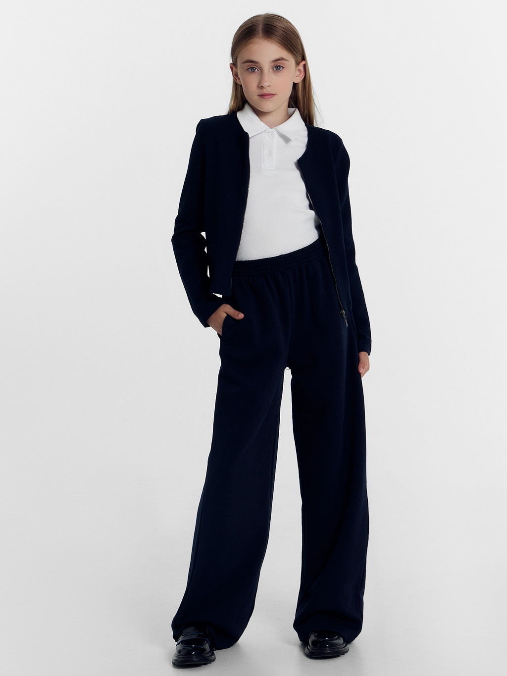 Жакет для девочек в синем цвете - Mark formelle фото 2