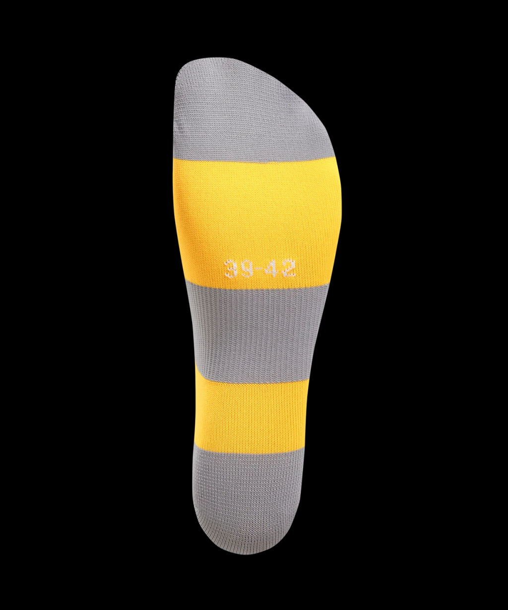 Гетры футбольные JOGEL CAMP BASIC SOCKS, желтый/серый/белый