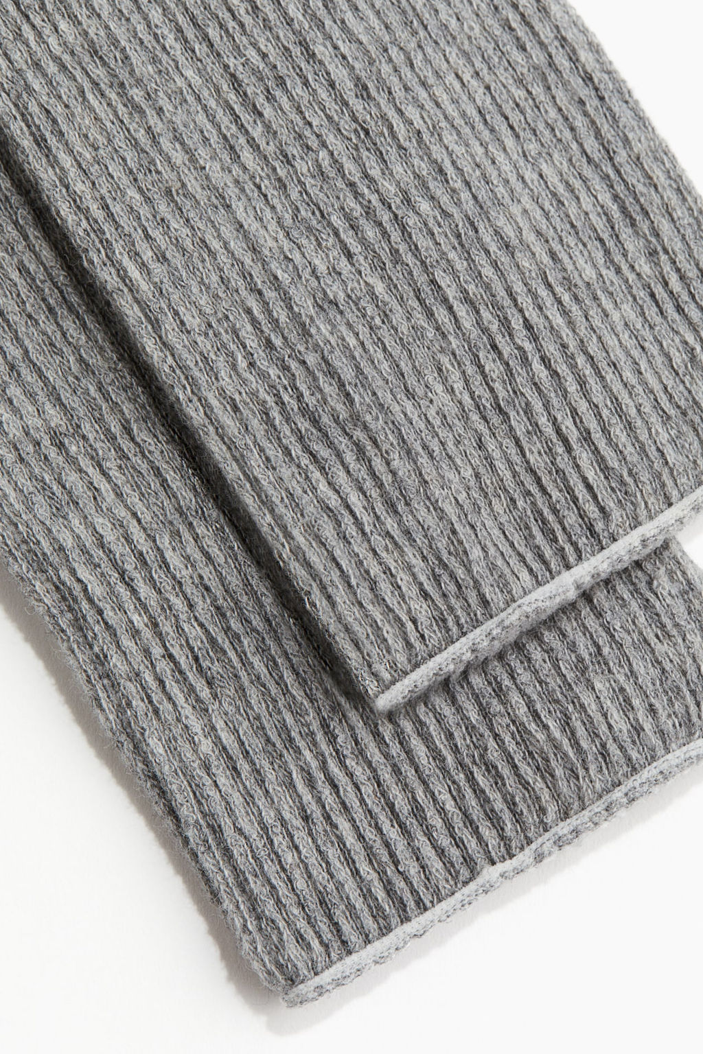 Rib-knit footless tights - H&m фото 5