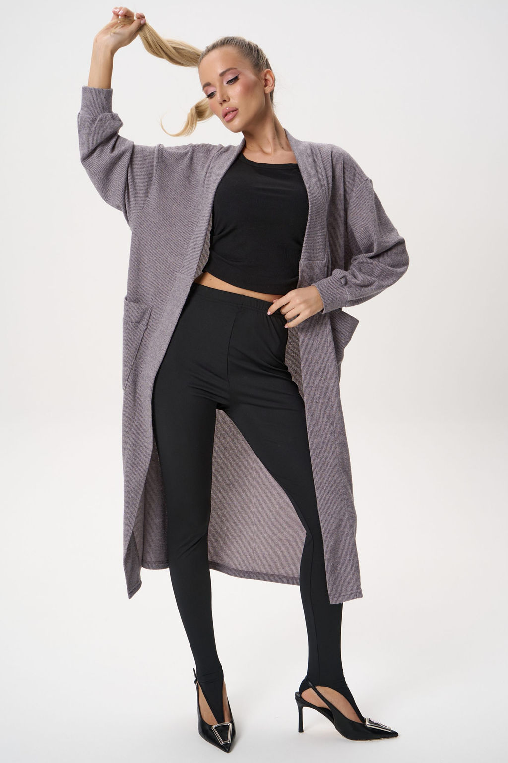Кардиган Катрис (серый) - Эльза фото 6