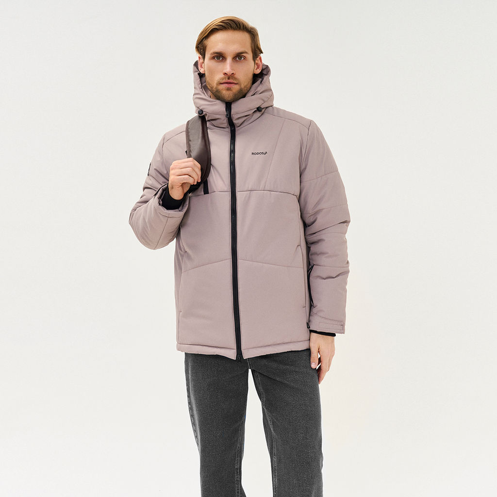 RODOS Куртка зимняя мужская М-303 Бежевый  фото 14