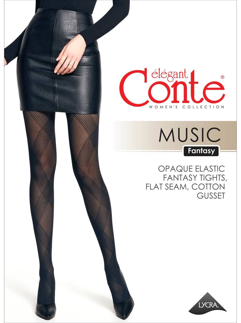 Колготки женские MUSIC - nero - Conte elegant фото 3