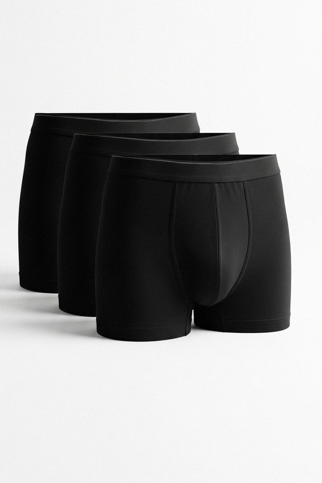 TRENDYOL MAN Lacivert 3lu Paket Duz Boxer TMNAW20BX0063 - Trendyolmilla фото 2