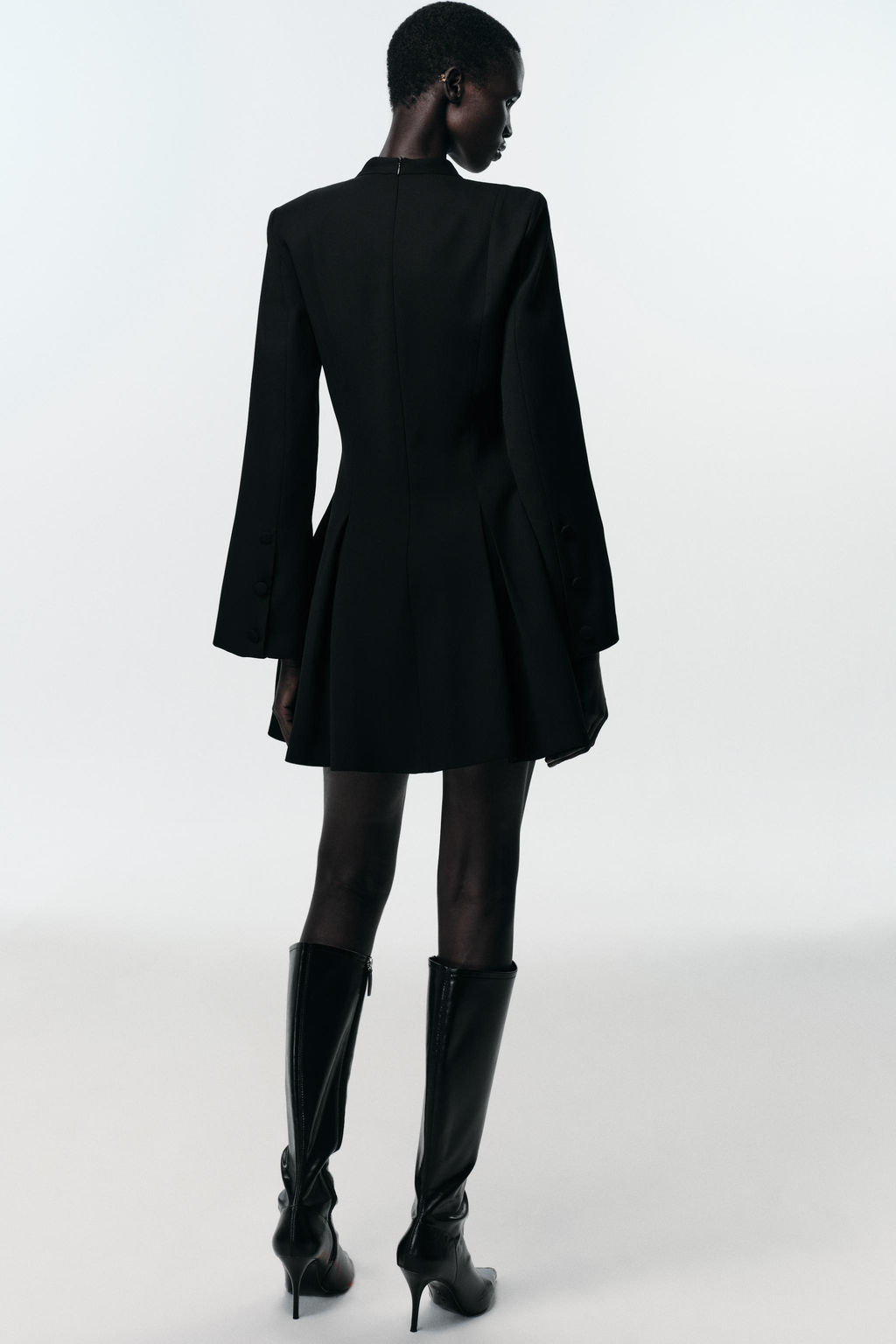 FITTED HIGH-HEEL BOOTS - Zara фото 3