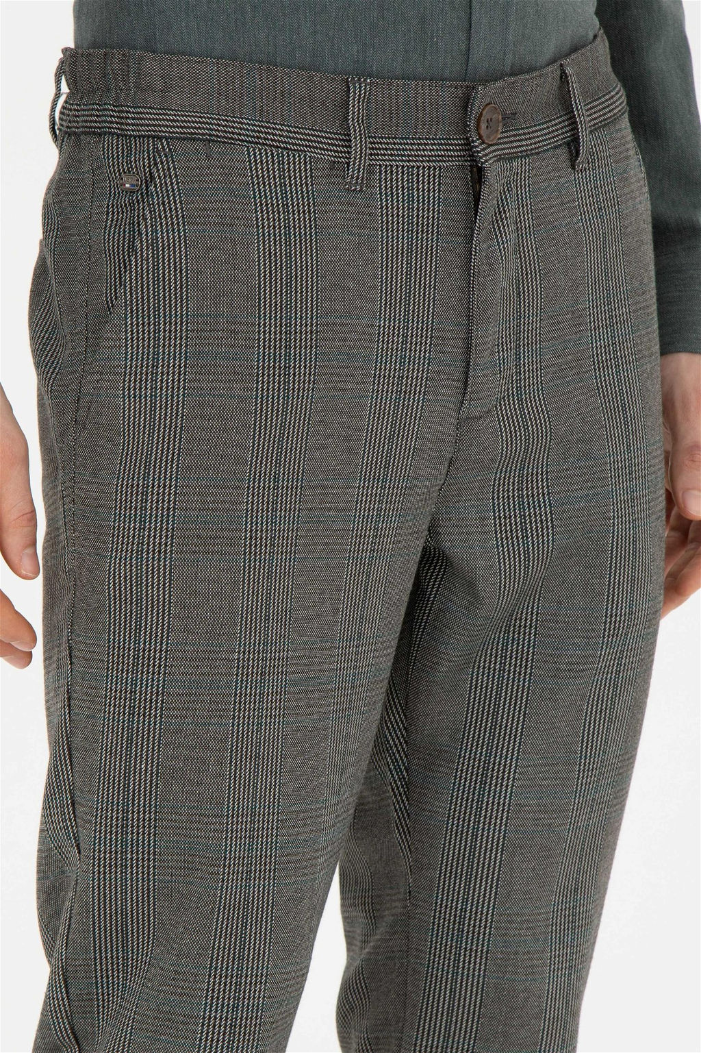 Мужские темно-синие брюки из плотной ткани - U.s. polo assn фото 5