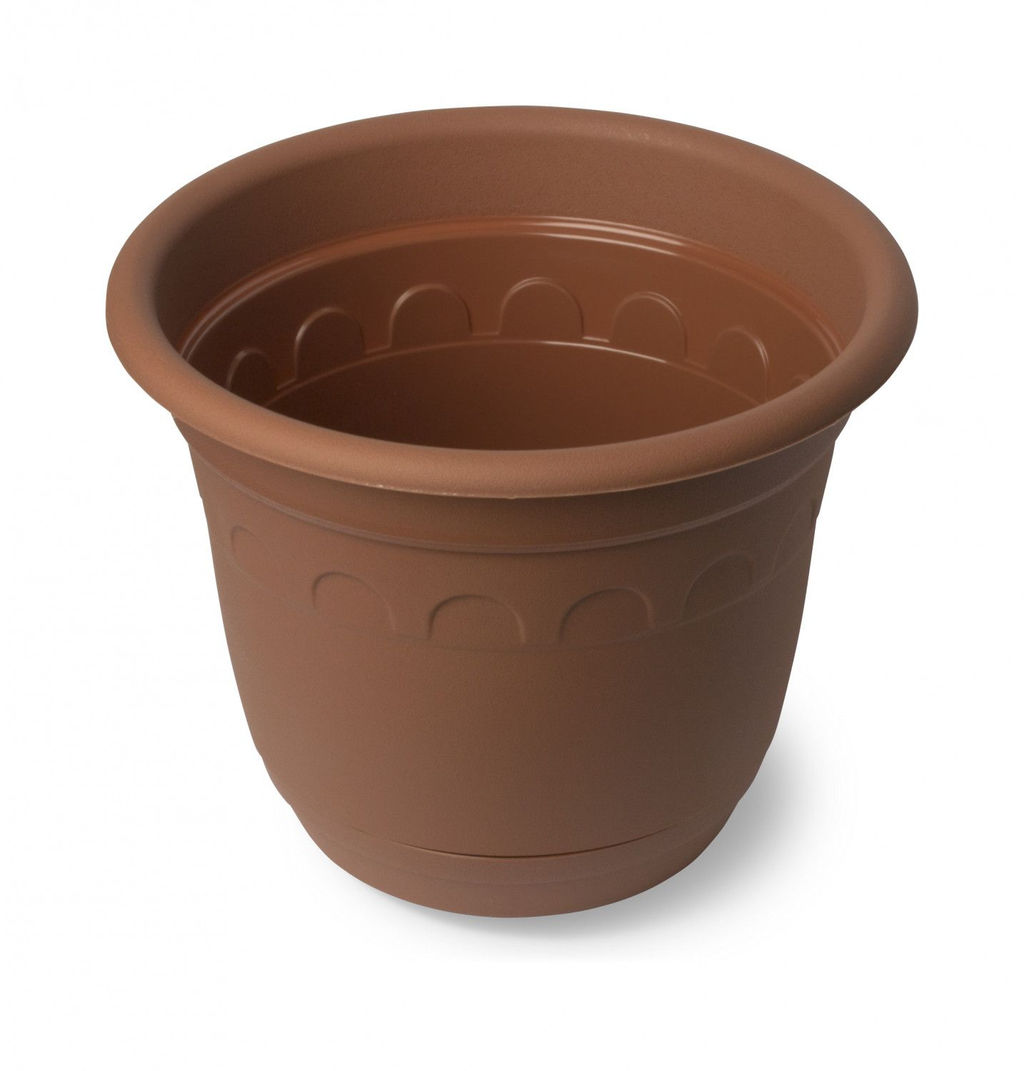 Горшок Колывань-Колор с подставкой 0,9л. арт.С92К - Полимербыт фото 2