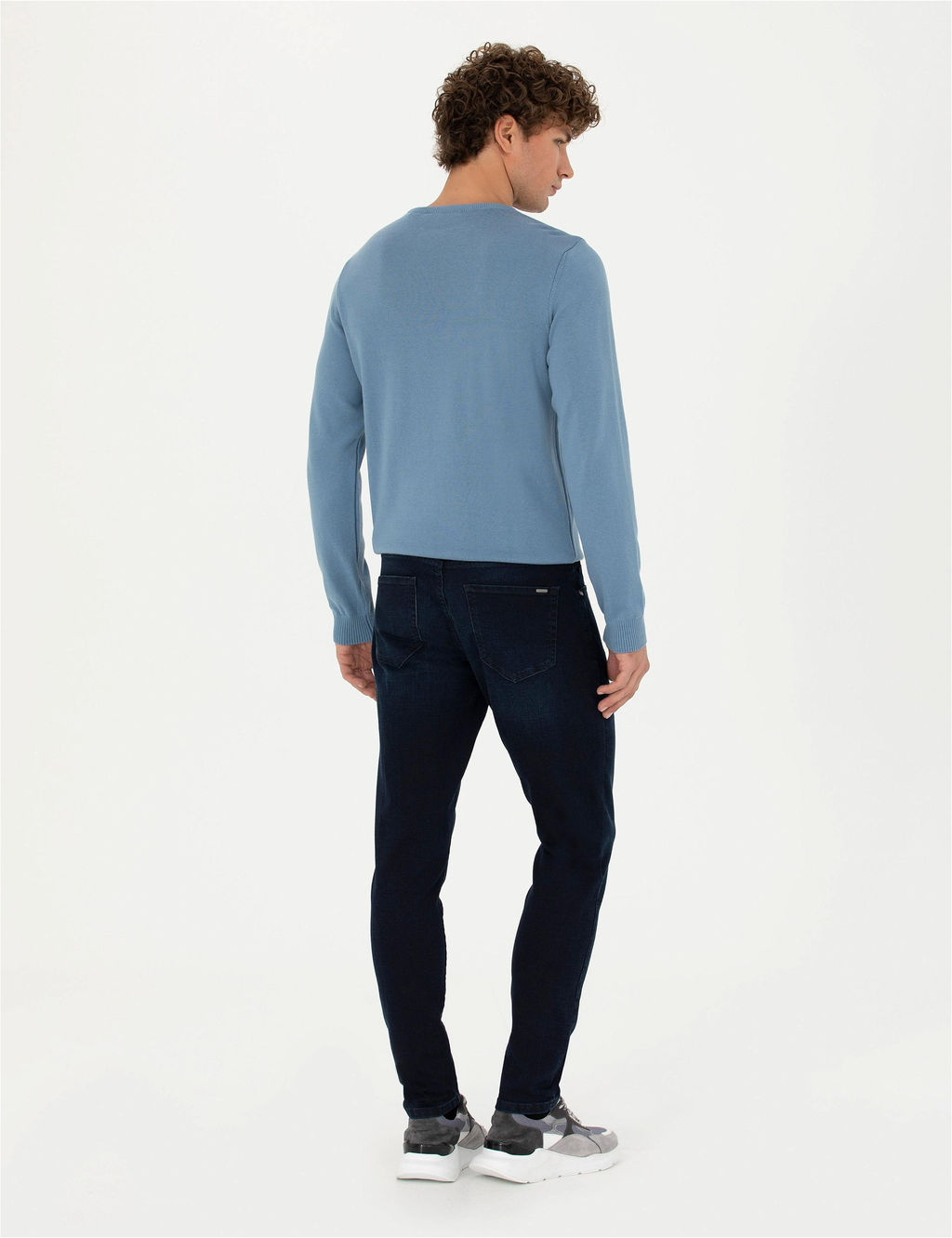 Lacivert Slim Fit Jean Pantolon - Pierre cardin фото 4