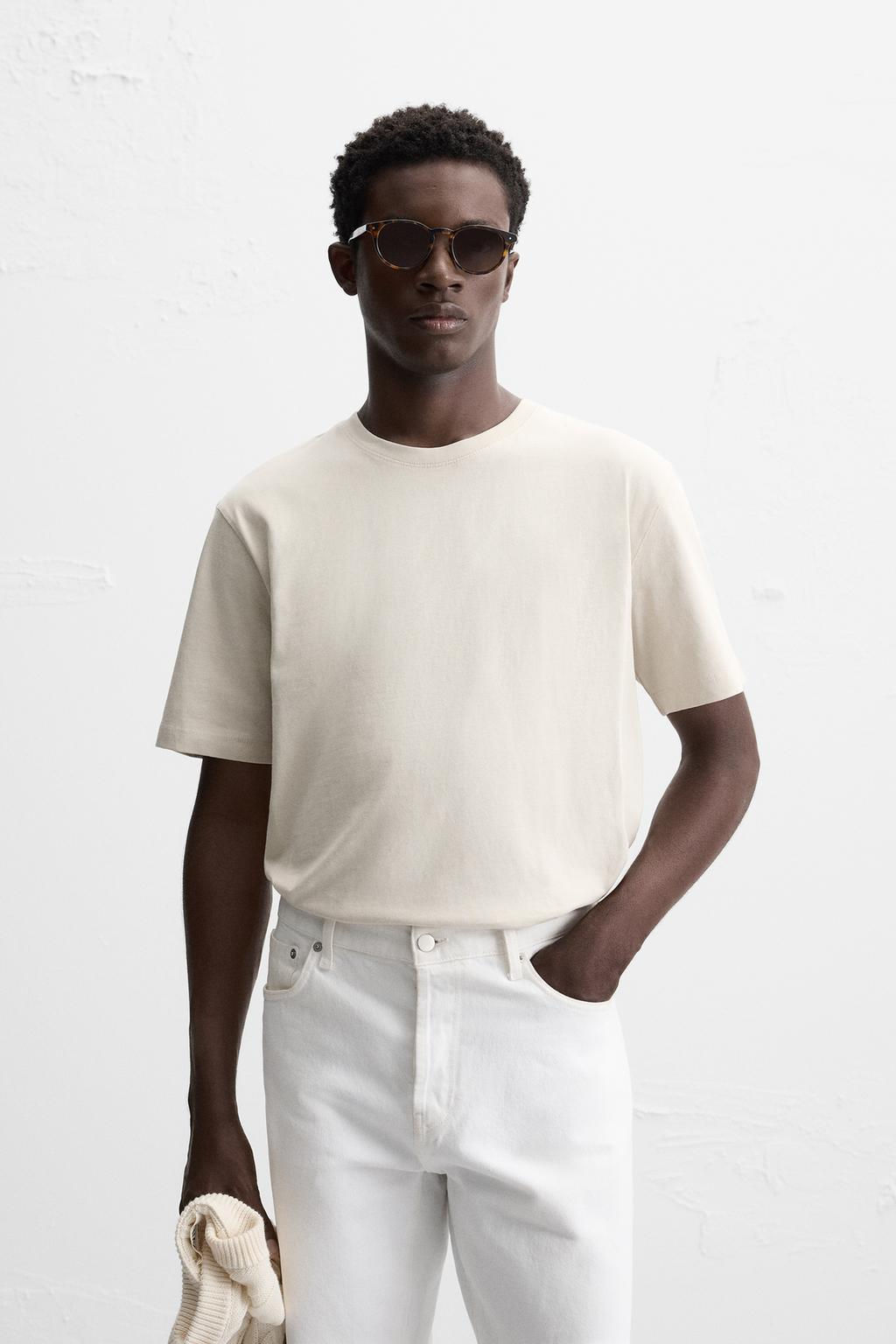 BASIC MEDIUM WEIGHT T-SHIRT - Zara фото 19