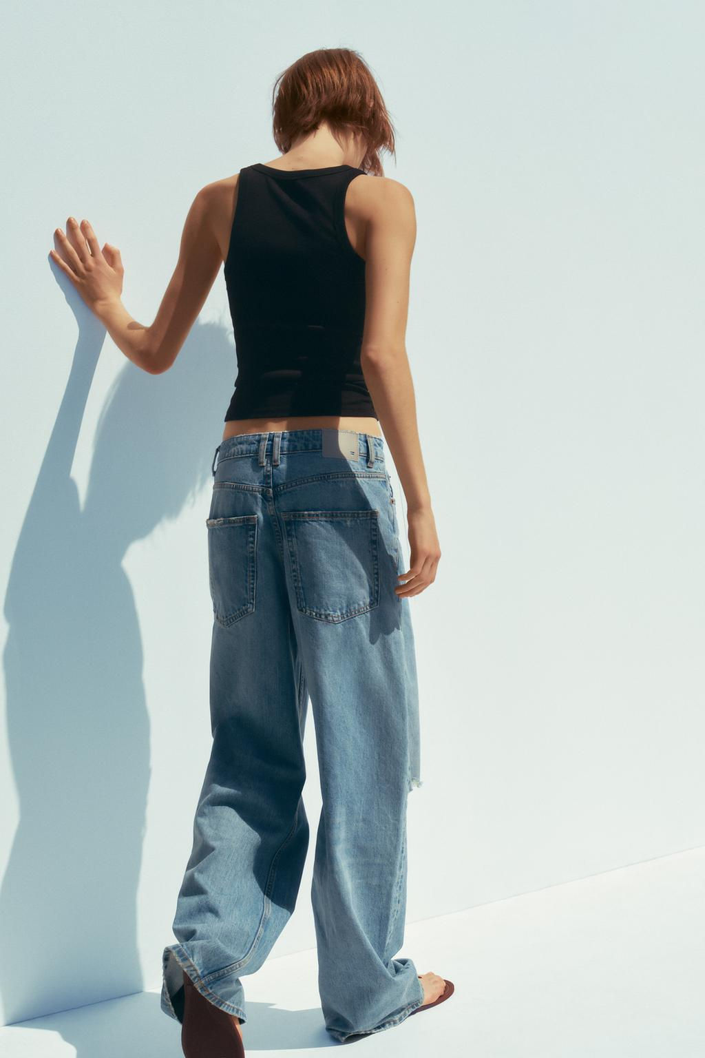 MID-RISE BAGGY TRF JEANS - Zara фото 5