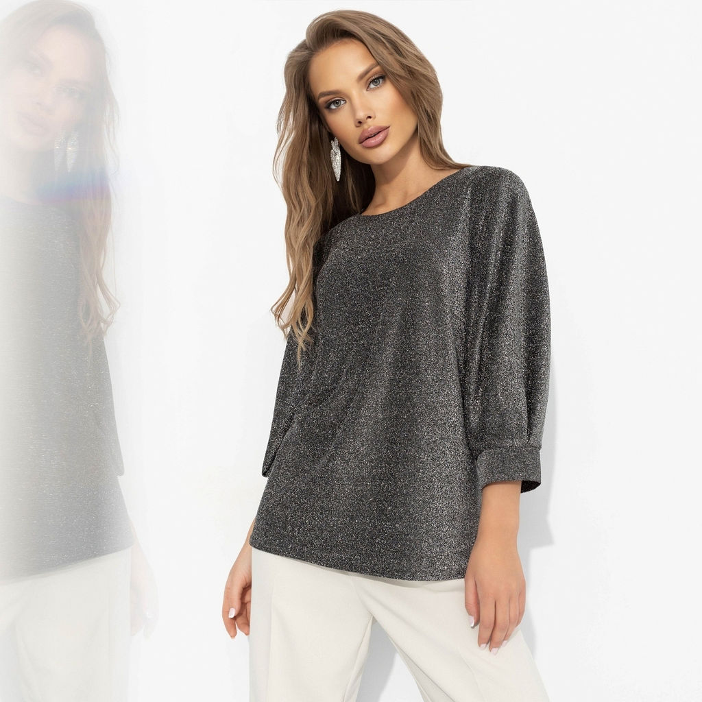 Блуза с люрексом, Предвкушение встречи (блеск) / Новый год