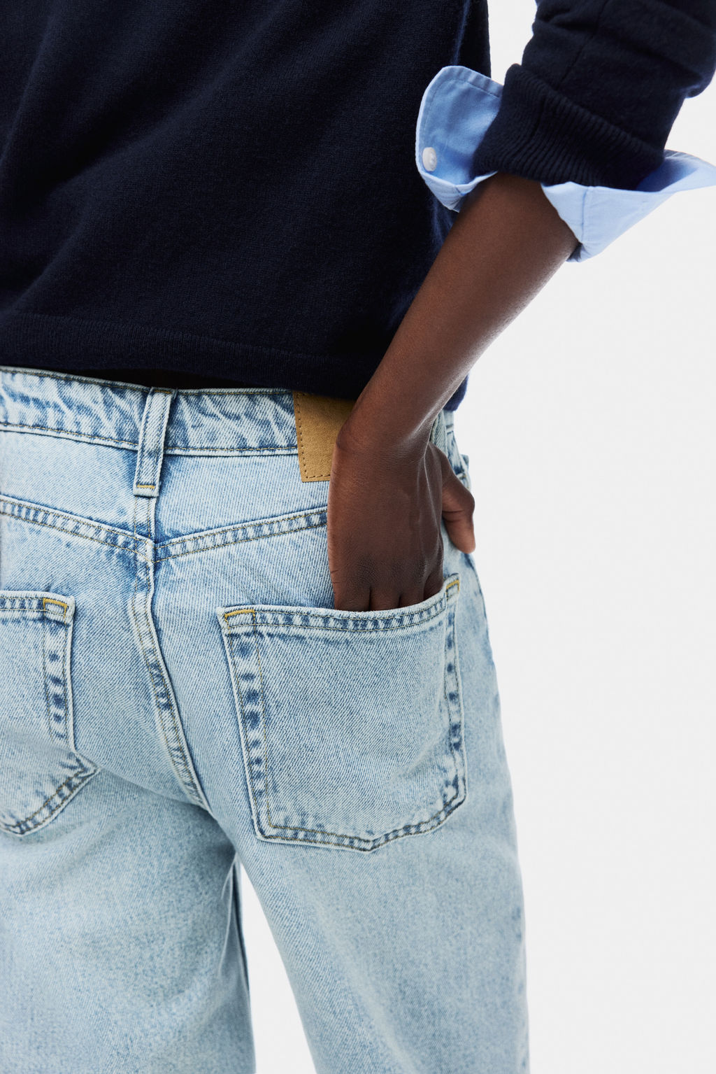 Straight High Jeans - H&m фото 6