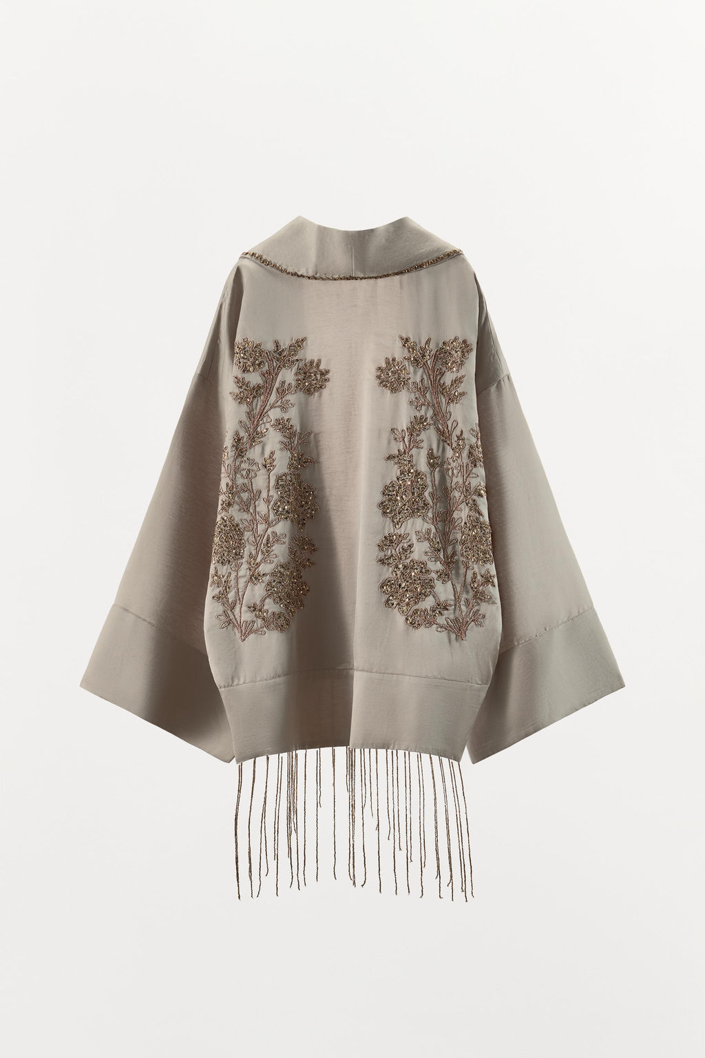 LIMITED EDITION EMBROIDERED BEADED KIMONO - Zara фото 5