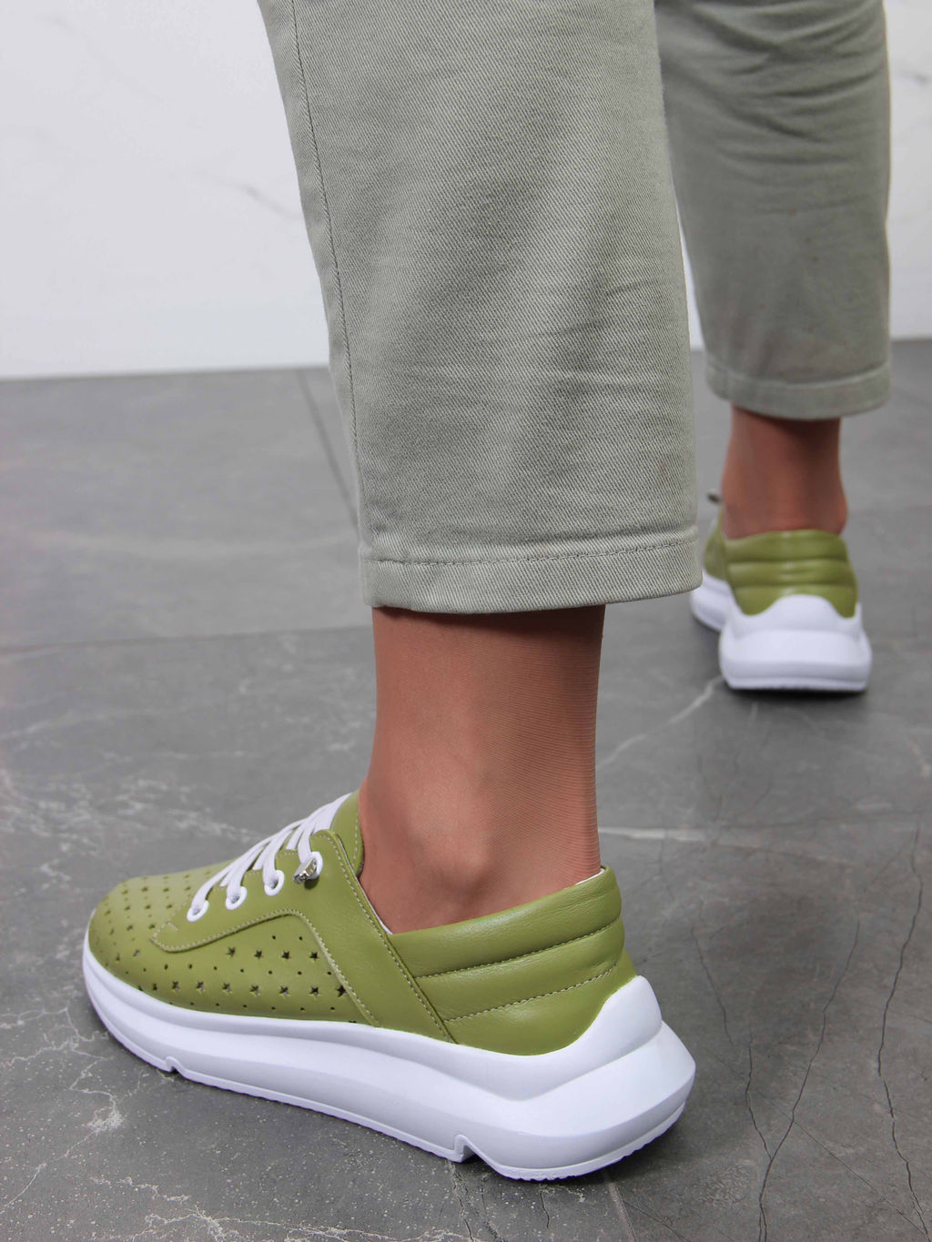 Кроссовки EDART 168.236143w. Авокадо - Ed'art фото 7