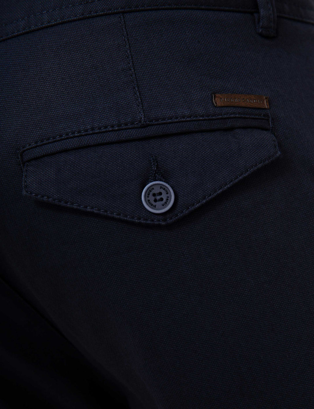 Lacivert Slim Fit Chino Pantolon