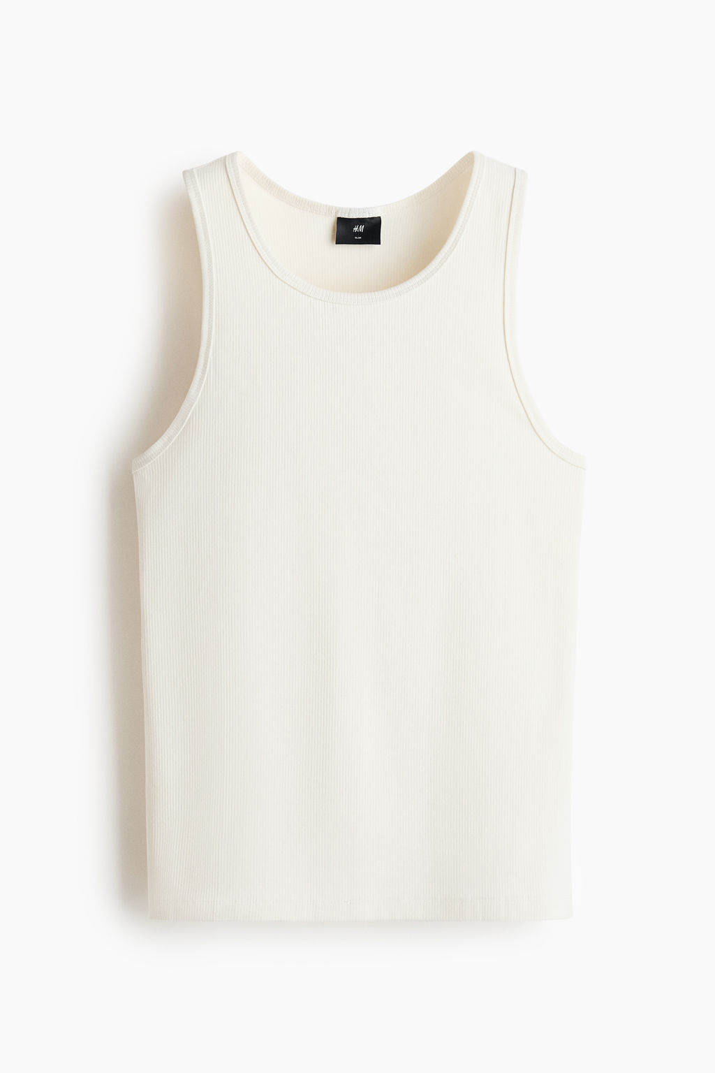 Camiseta sin mangas en canal? Slim Fit - H&m фото 8