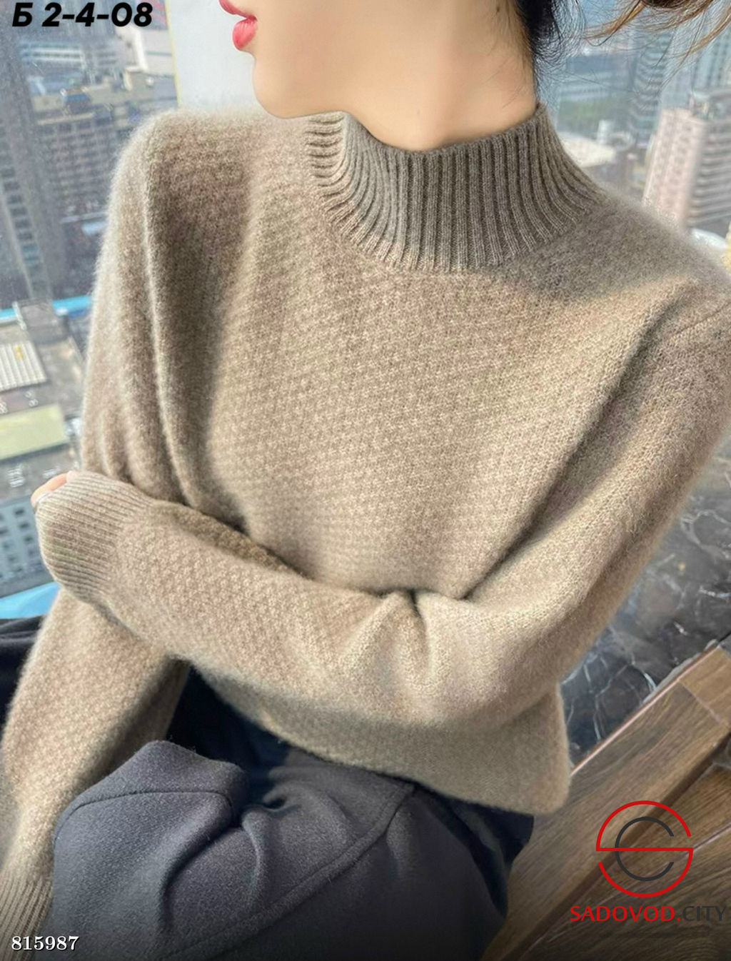 Кофта женская однотонная - Bruno фото 3