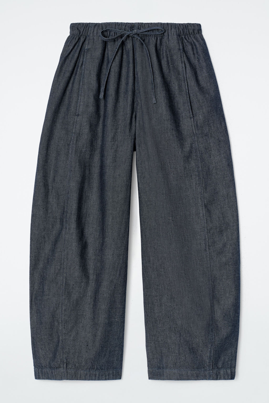 PANTAL?N VAQUERO BARREL LEG CON AJUSTE DE CORD?N - H&m фото 2